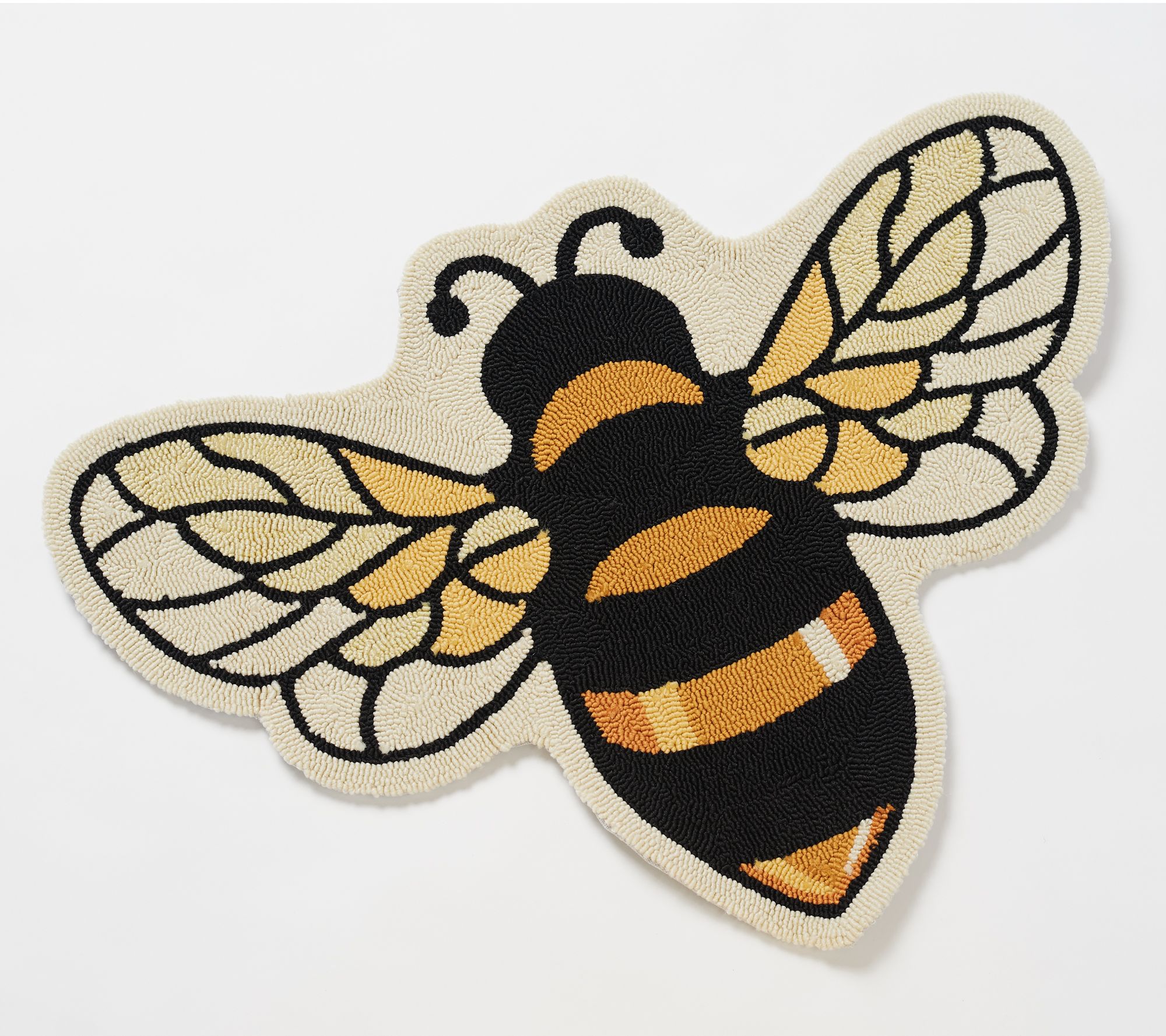 Plow & Hearth Indoor/Outdoor Washable Garden Critter Shaped Rug