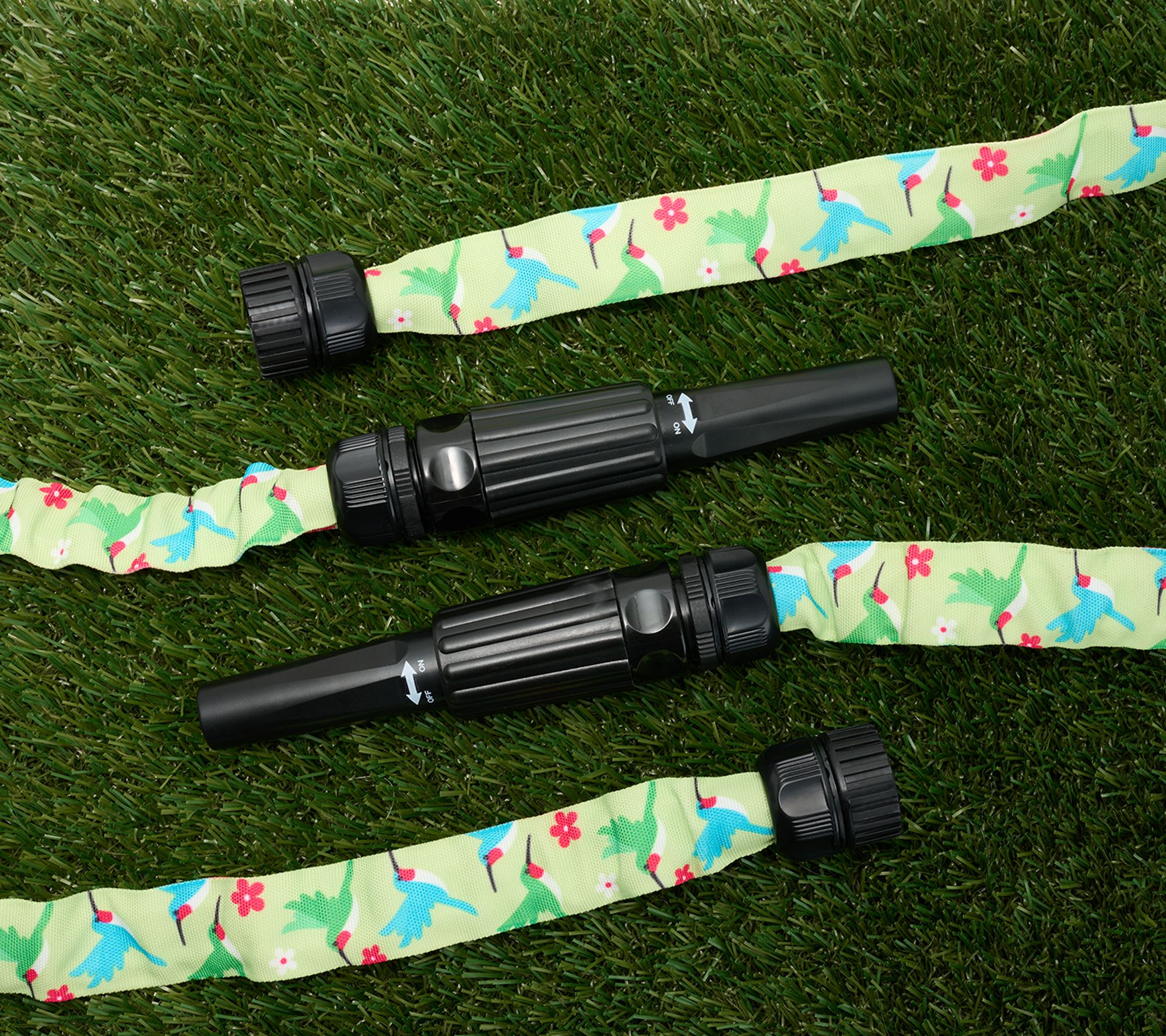 Bernini 2-pack 40' Fabric HydroHose Compact Hoses with Nozzles