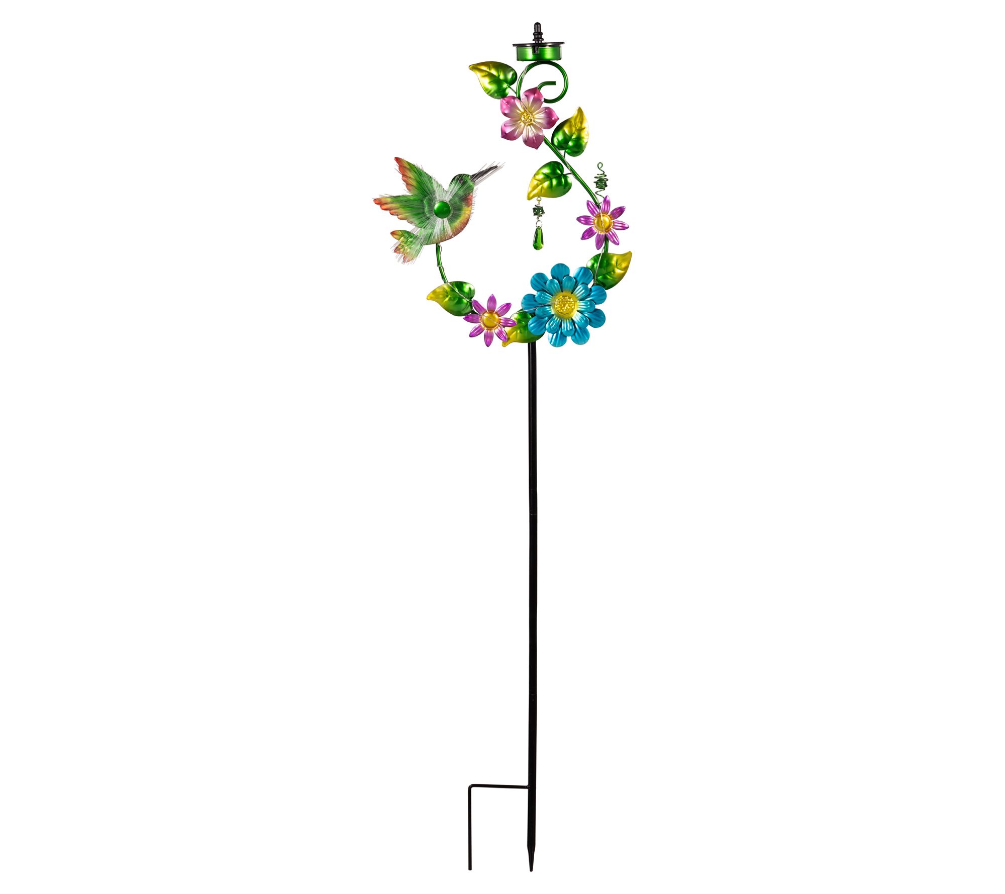 Plow & Hearth 4-in-1 Solar Fiber Optic Critter Wreath