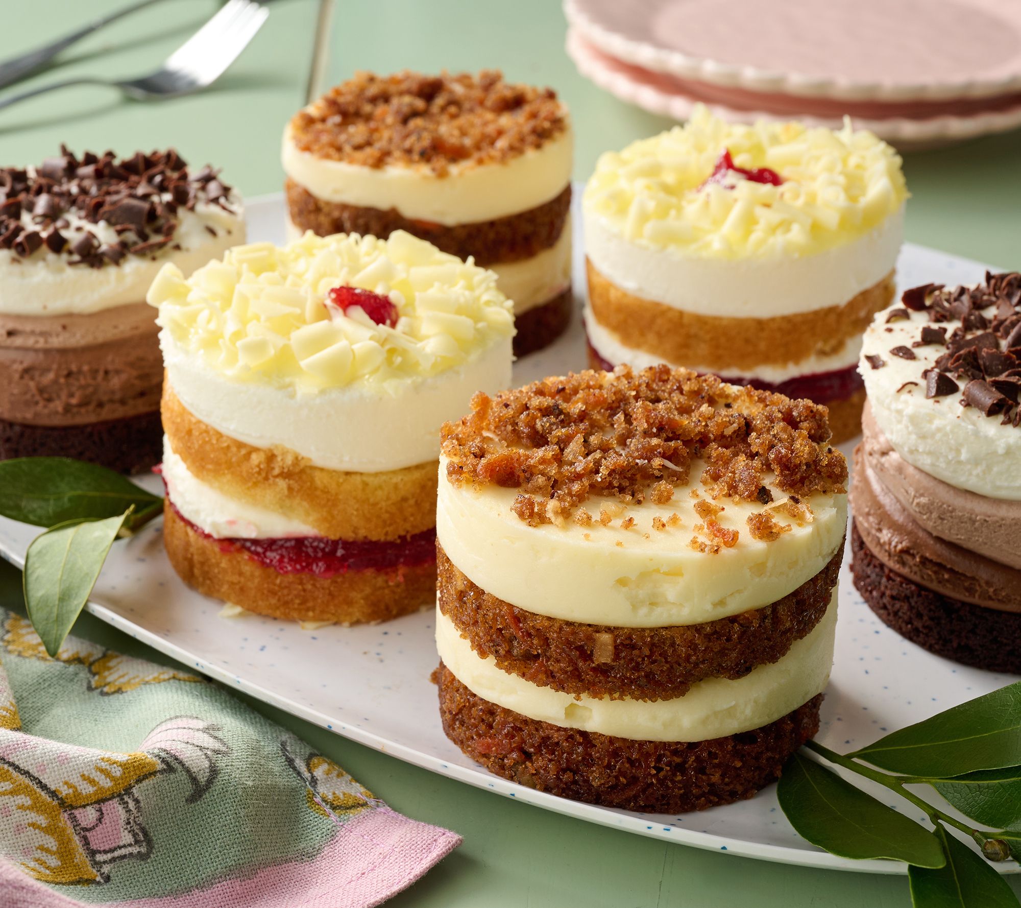 David's Cookies 12 Hand Crafted Elegant Layer Cakes
