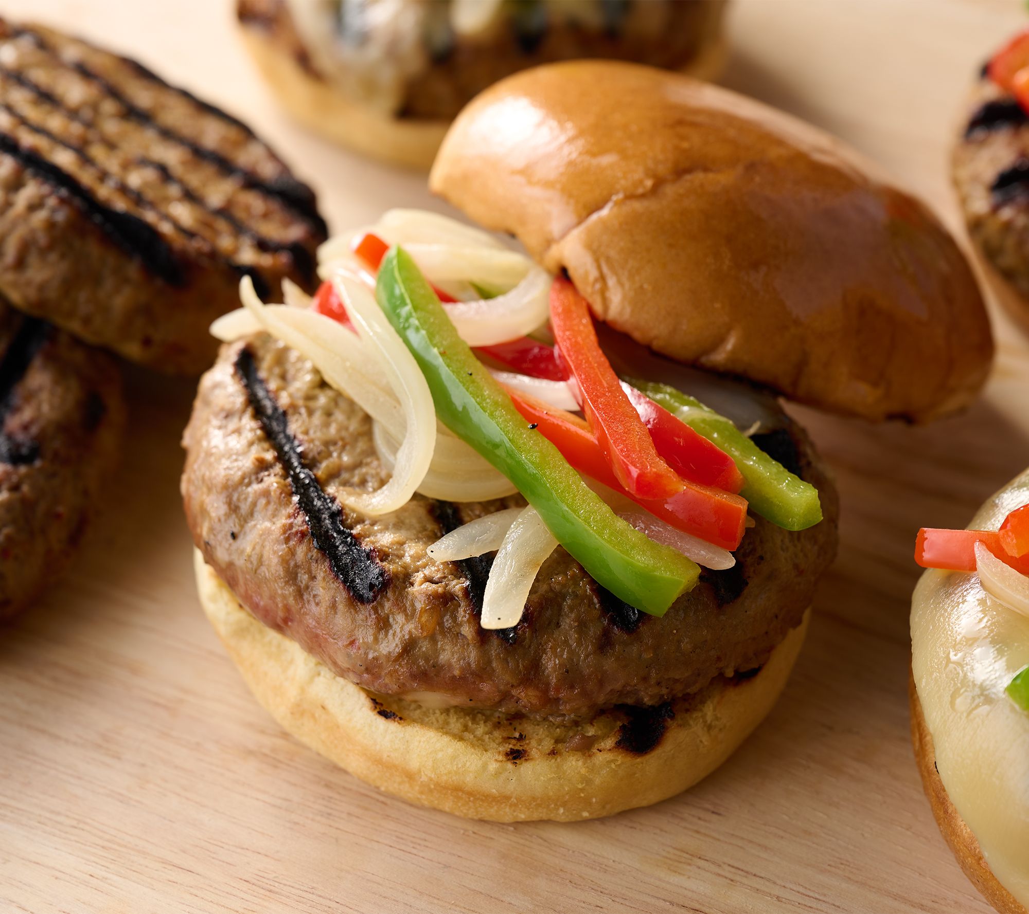Rastelli's (10) Philly Cheesesteak Burgers Auto-Delivery