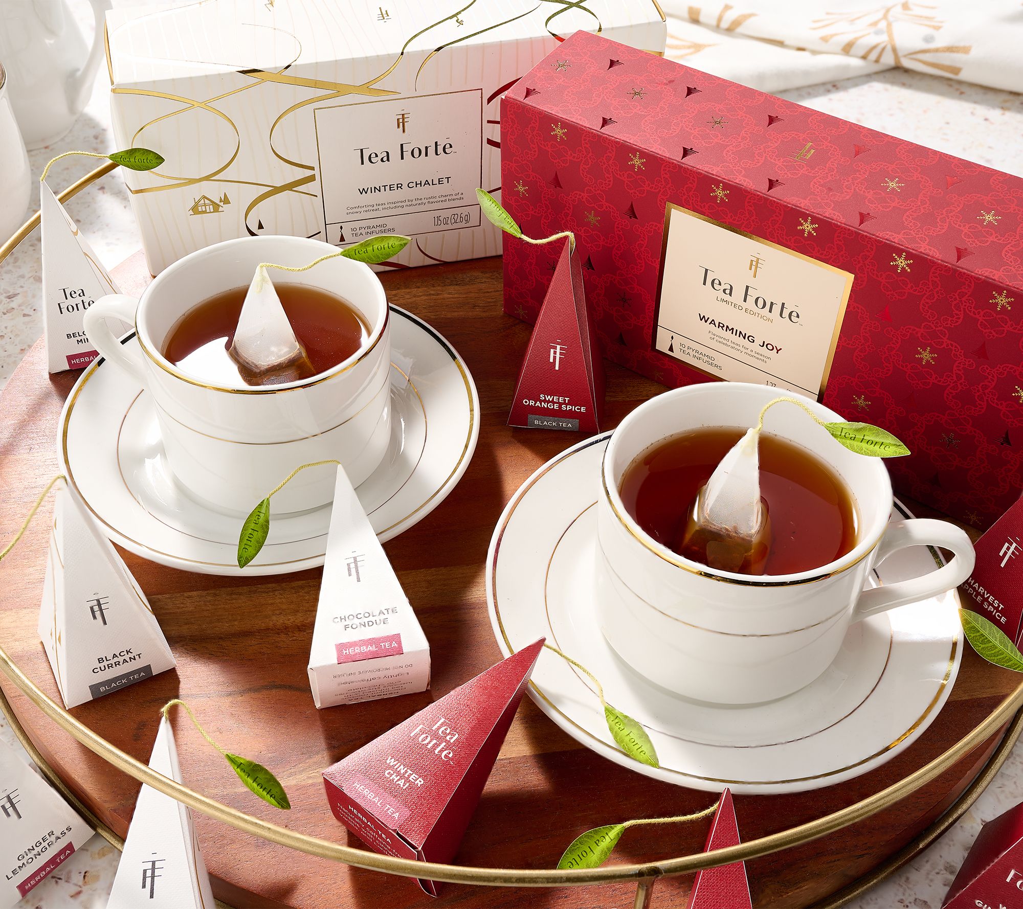 Tea Forte (2)10ct Tea Infuser Boxes In Choice of Flavors