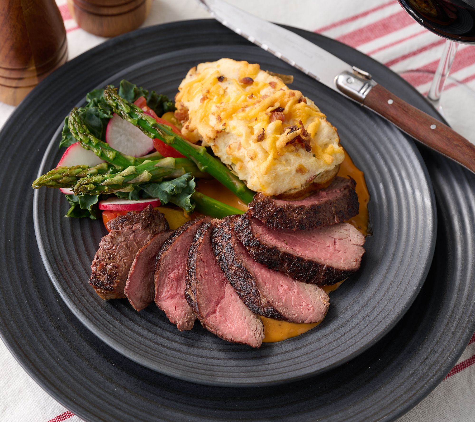 Kansas City Steak Co. (10) 5-oz Sirloins & (10) Potatoes Auto-Delivery