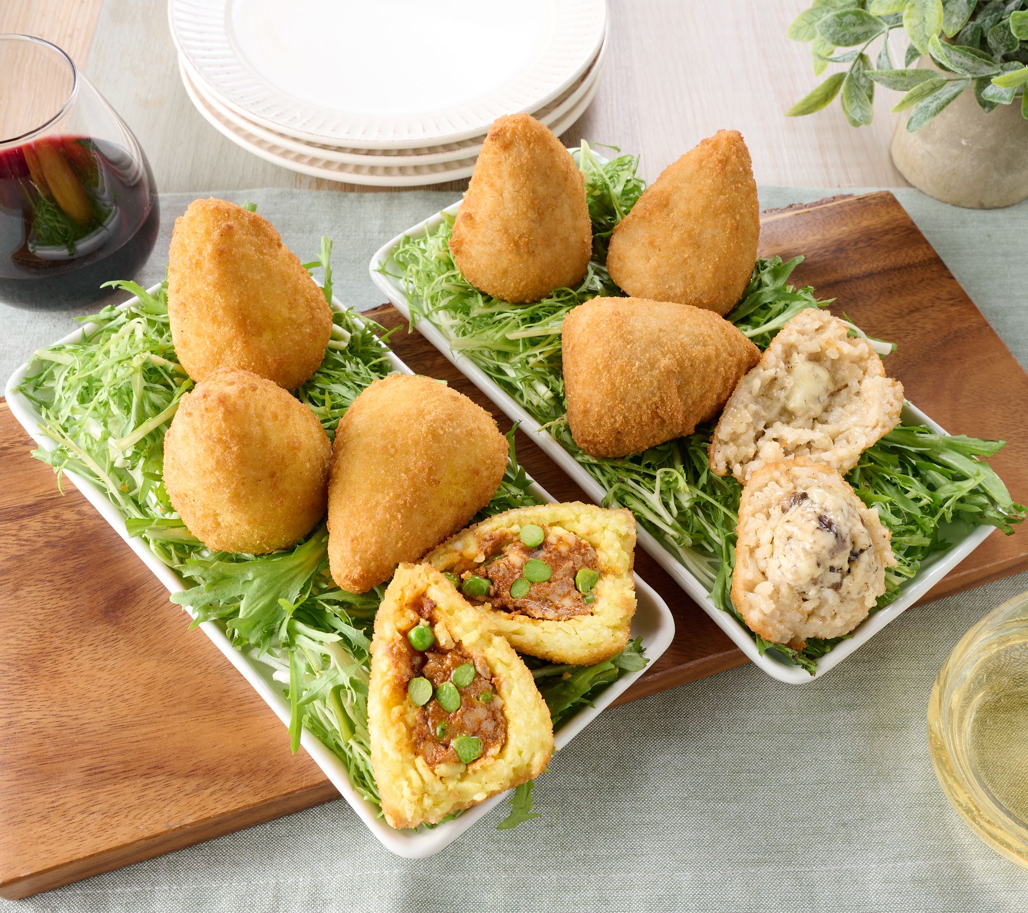 Taste of Italy (12) 4oz Flavored Cone Shaped Arancini