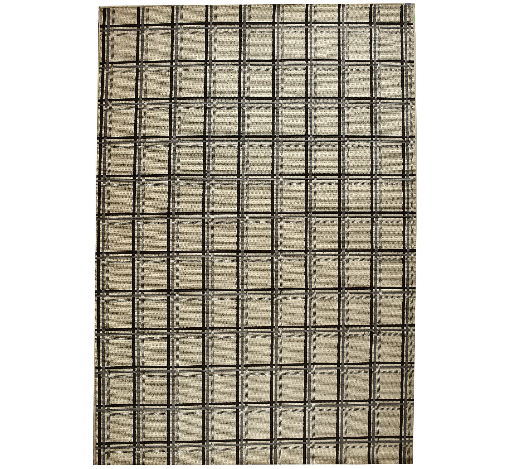 Scott Living 8x10 Windowpane Plaid Indoor/Outdoor Rug - QVC.com