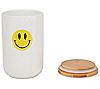 Bone Dry Smiley Face Ceramic Treat Canister, 1 of 7