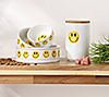 Bone Dry Smiley Face Ceramic Treat Canister, 6 of 7