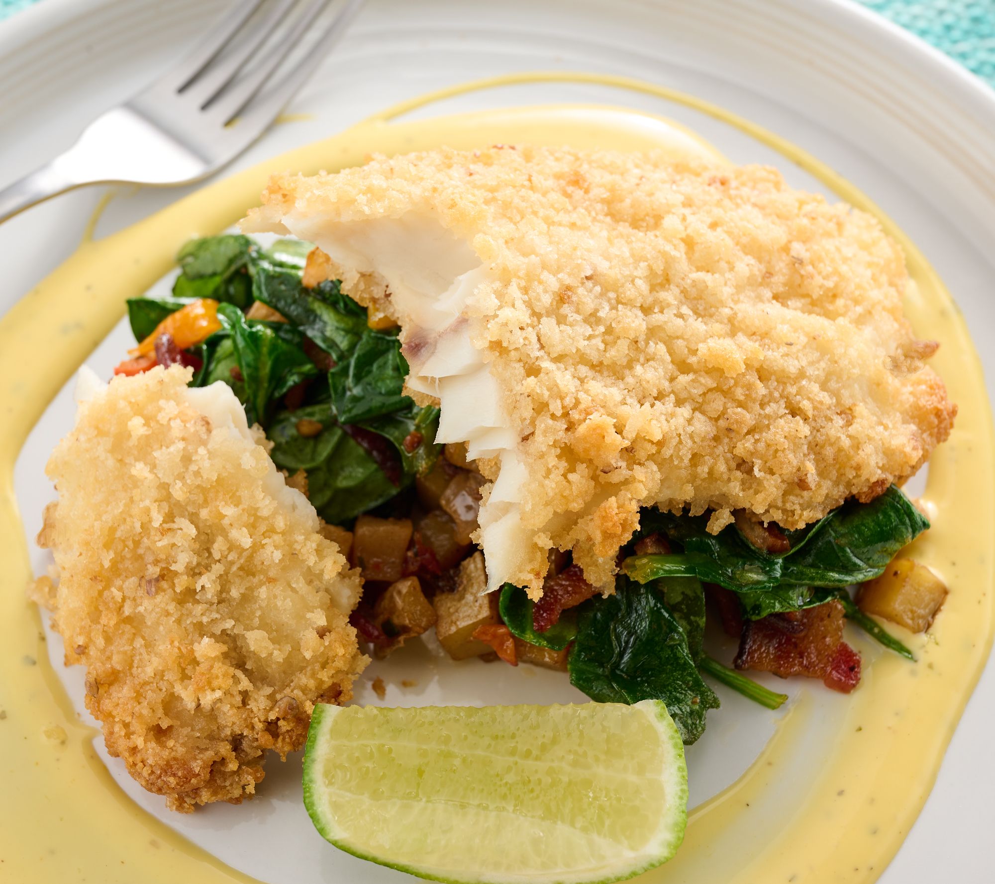 Anderson Seafood (12) 5.5-oz Pecan Crusted Tilapia Filets