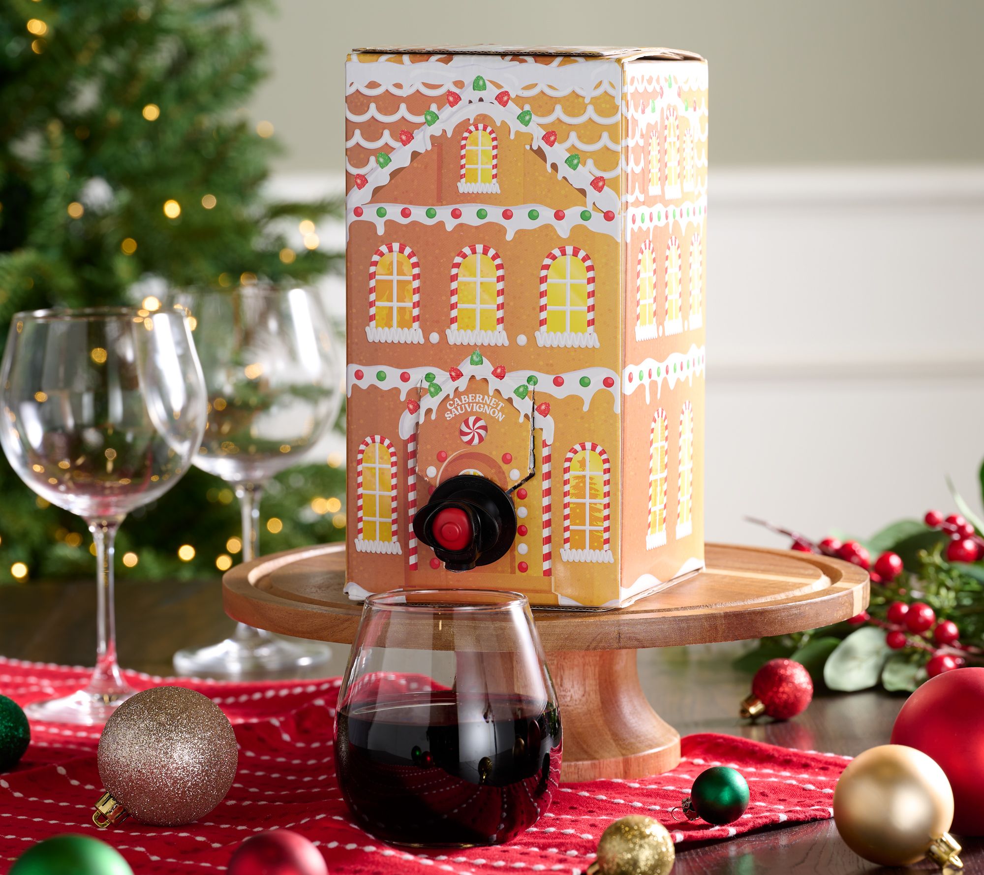 Vino Voyage Gingerbread House 3L Box of Holiday Wine