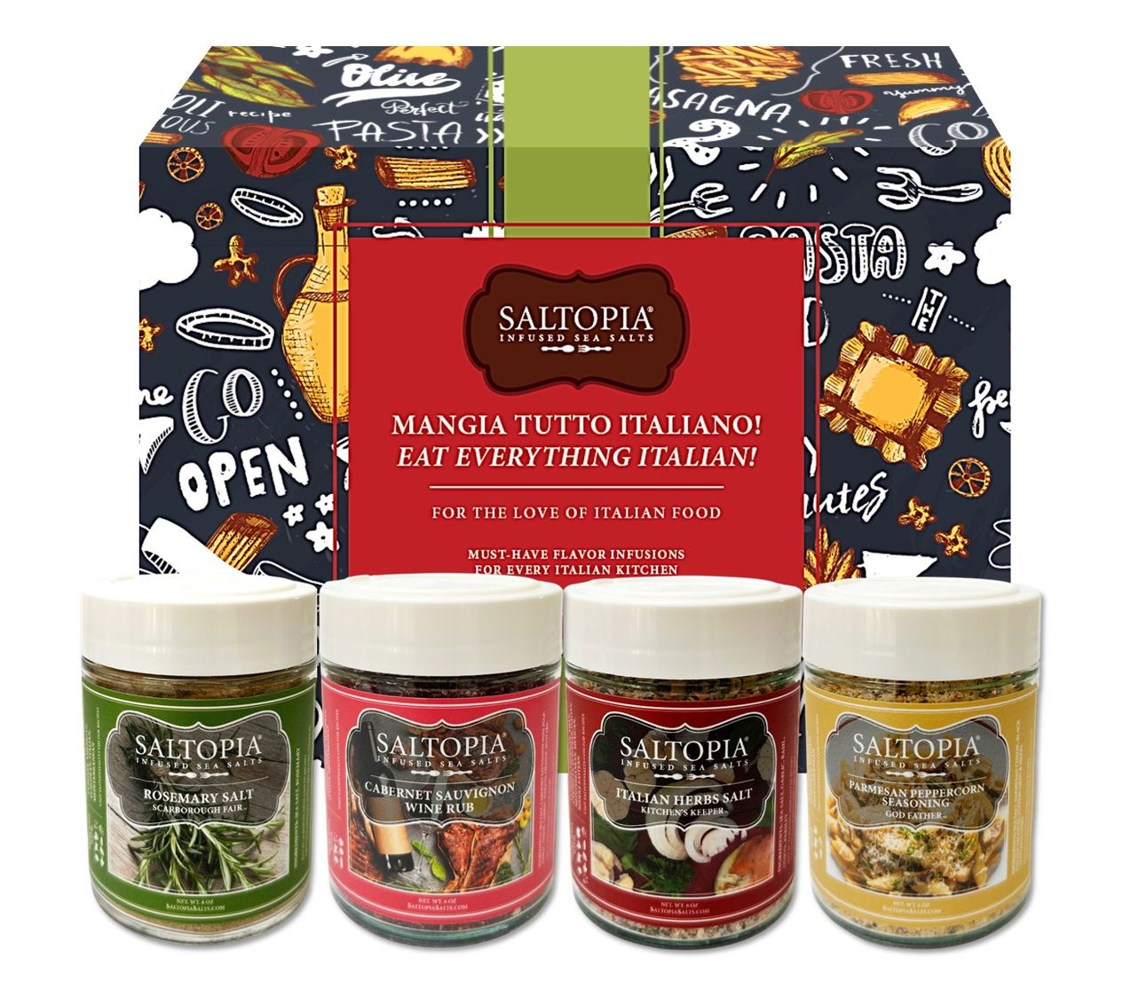 Italian Food Lovers Seasonings Gift Set