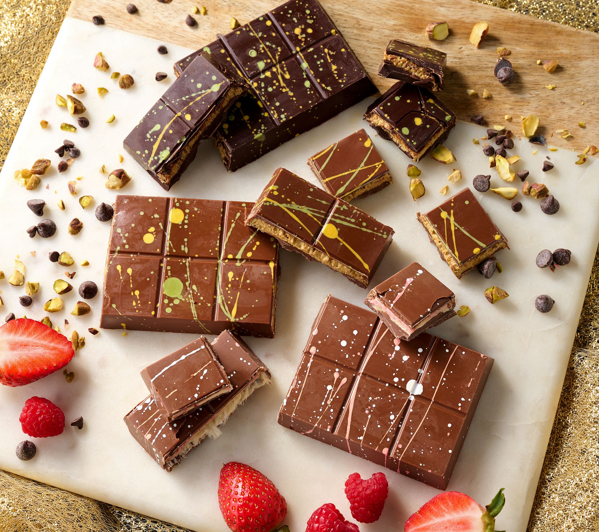 Kevin O'Leary (3) Dubai Chocolate Bars in Choice of Flavor