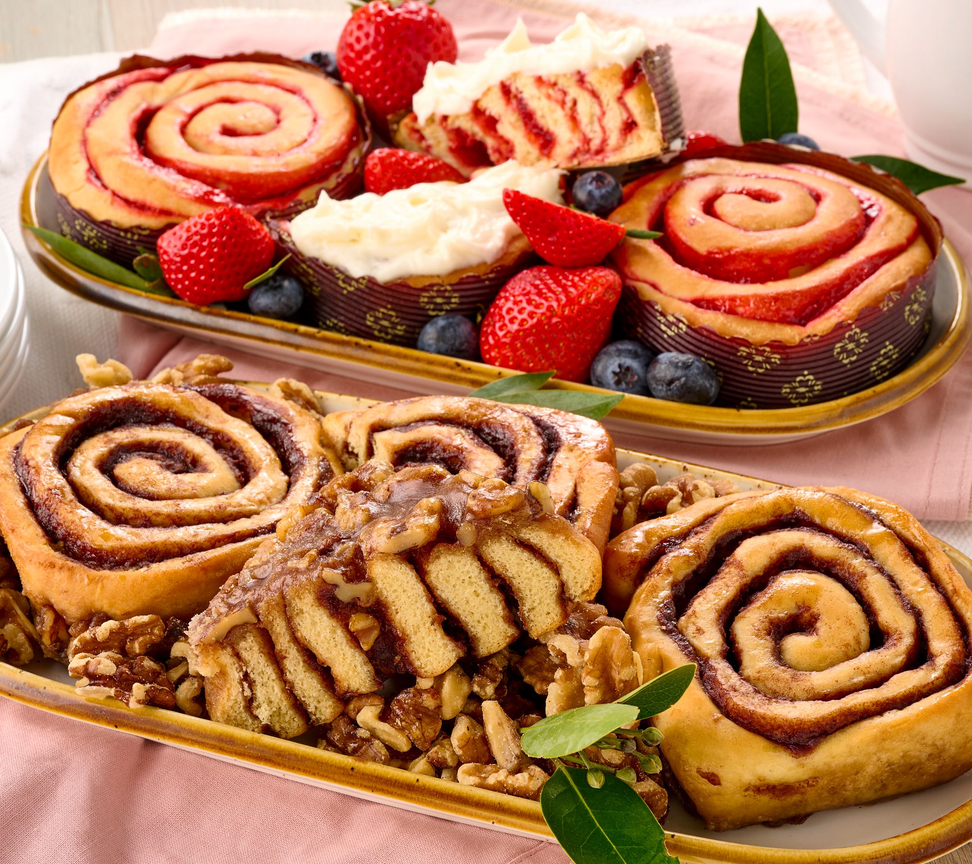 Jimmy the Baker (12) 5.6oz Sticky Buns & Strawberry Buns Assortment