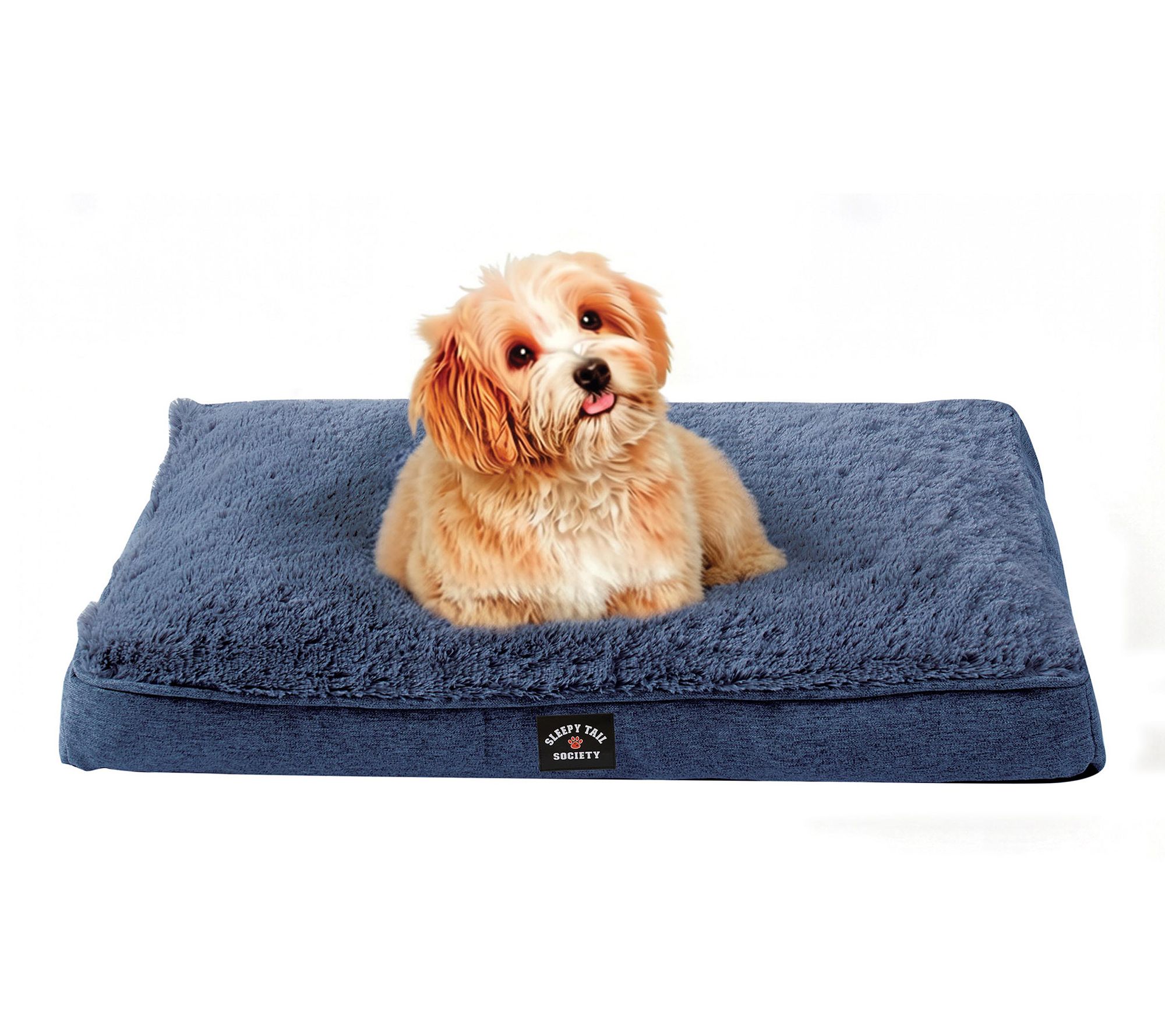 Sleepy Tail Society Fluffy Mat Pet Bed 30" x 20"