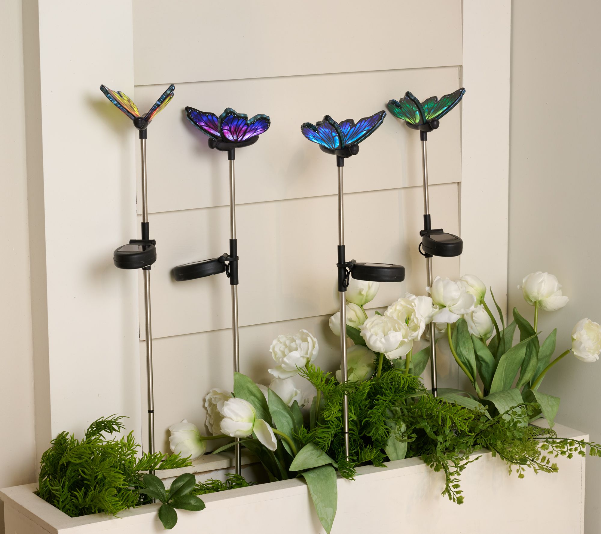 "As Is" Jennings S/4 Flashing Solar Butterfly or Dragonfly Stake