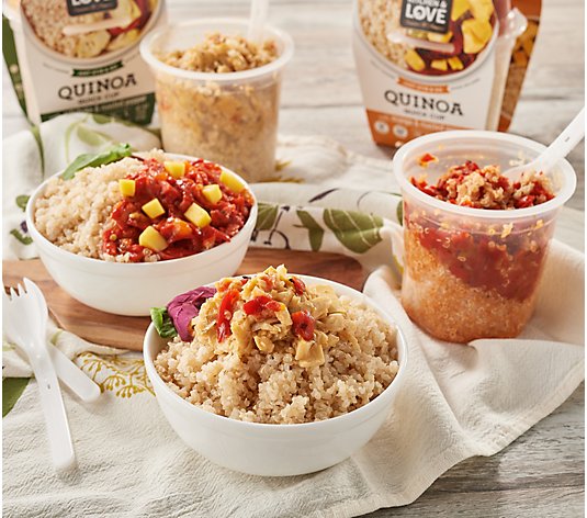 Kitchen & Love (6) 7.9-oz Ready to Eat Quinoa Meals Eat Meal
