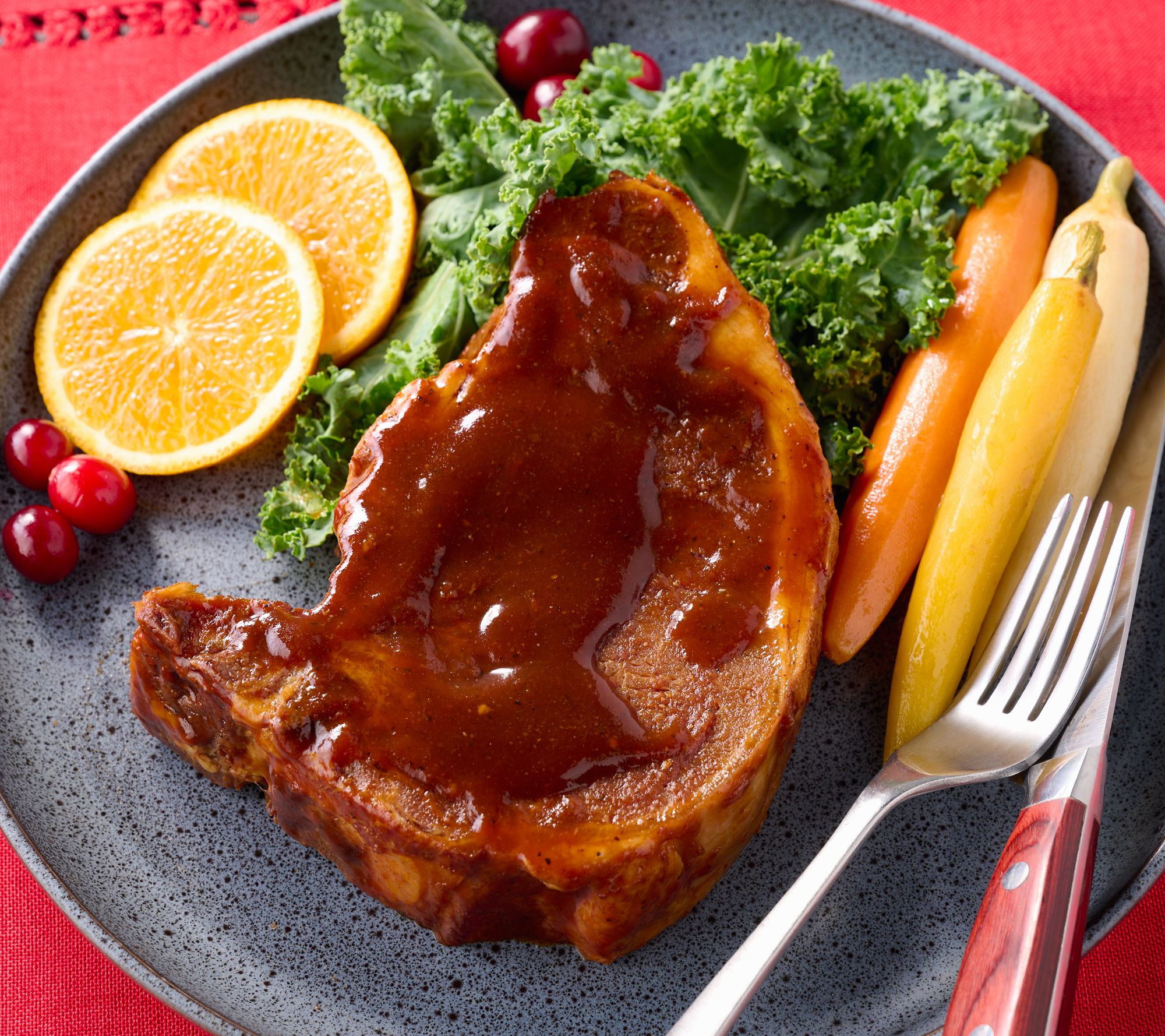 Corky's BBQ 6-ct Fully Cooked Bone-In BBQ Pork Chops