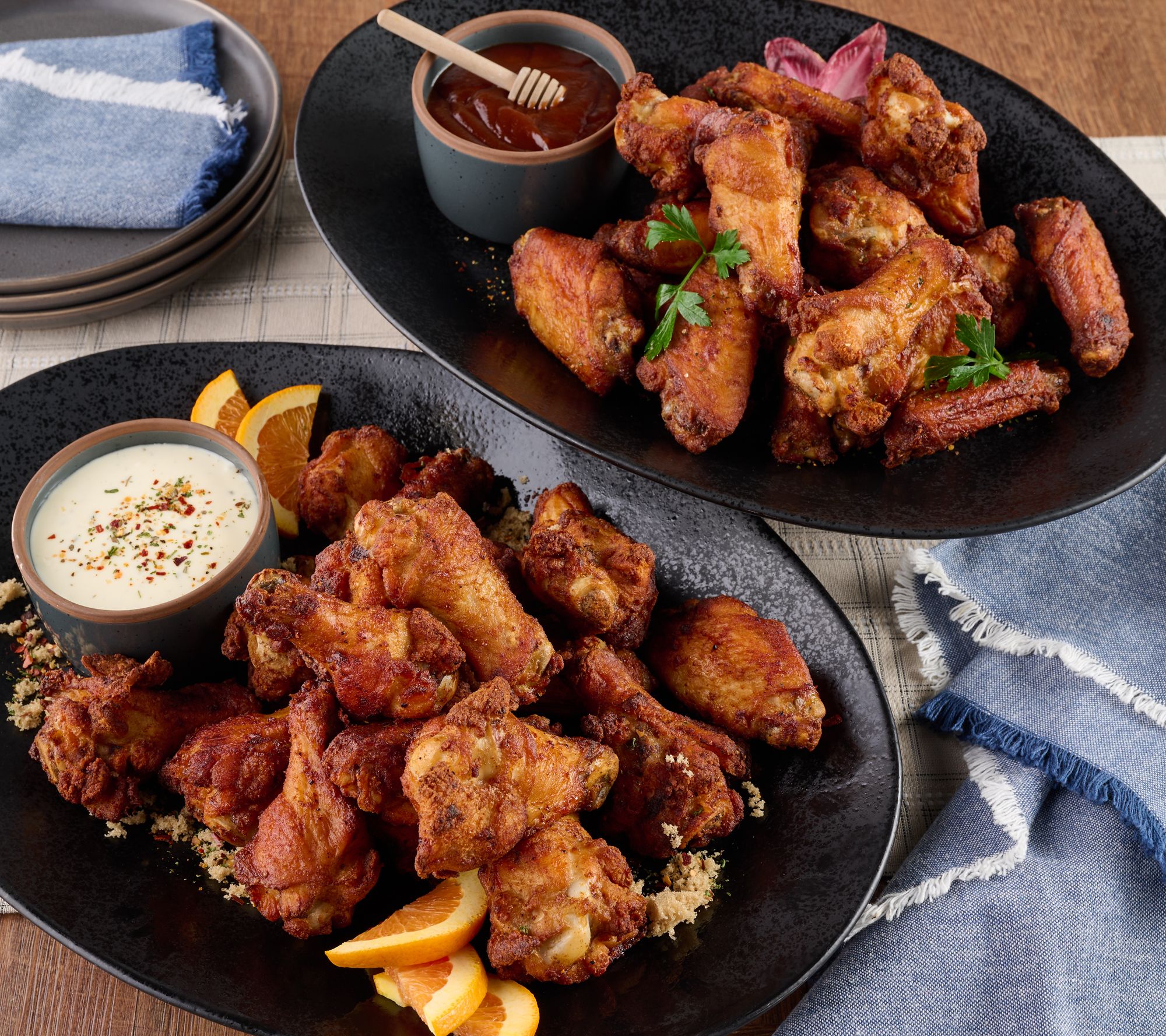Corky's 7-lbs Sweet & Smokey or Honey Smoke Chicken Wings Auto-Delivery