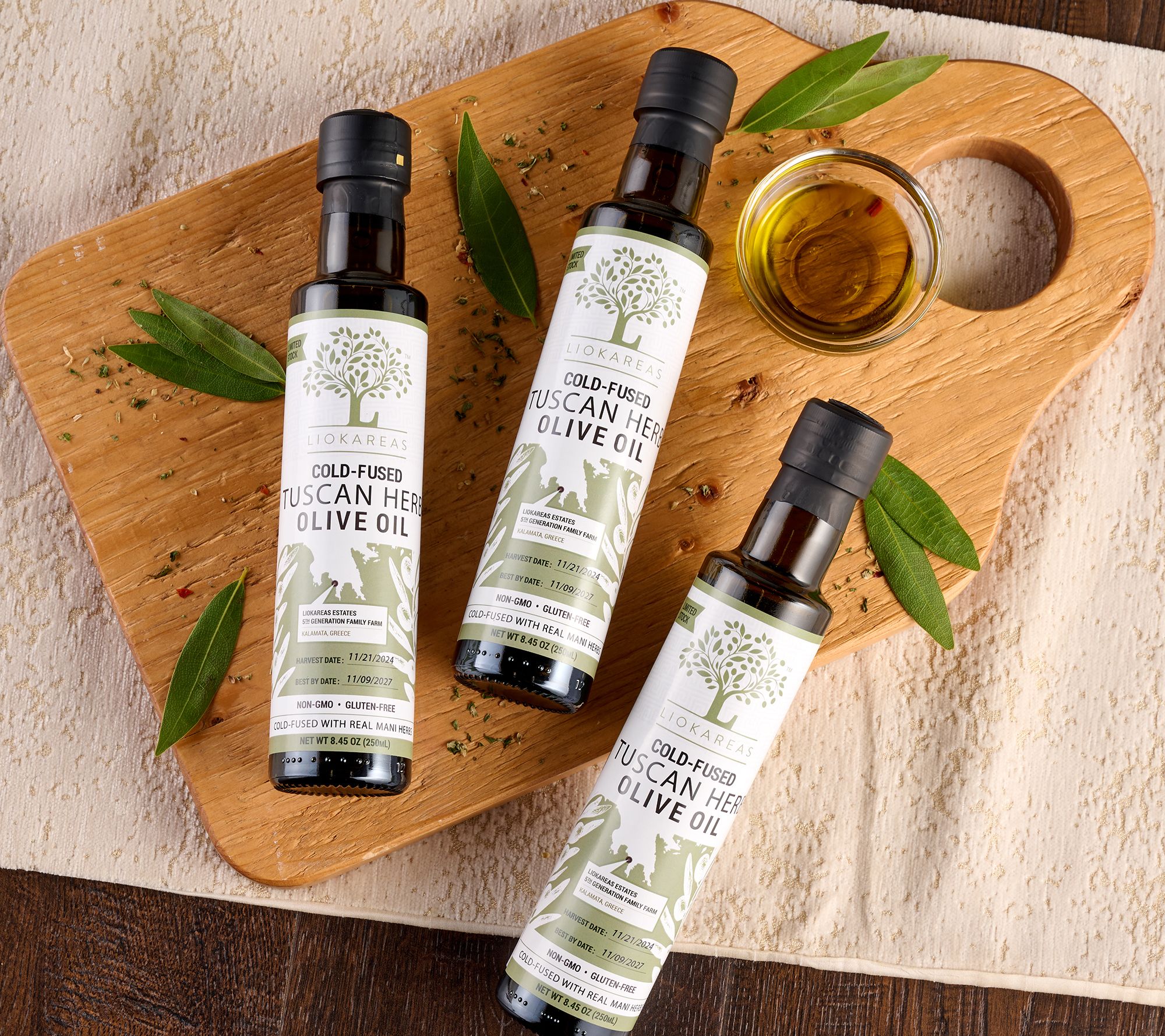 Liokareas 250ml Btl Trio Premium Greek Extra Virgin Olive Oil