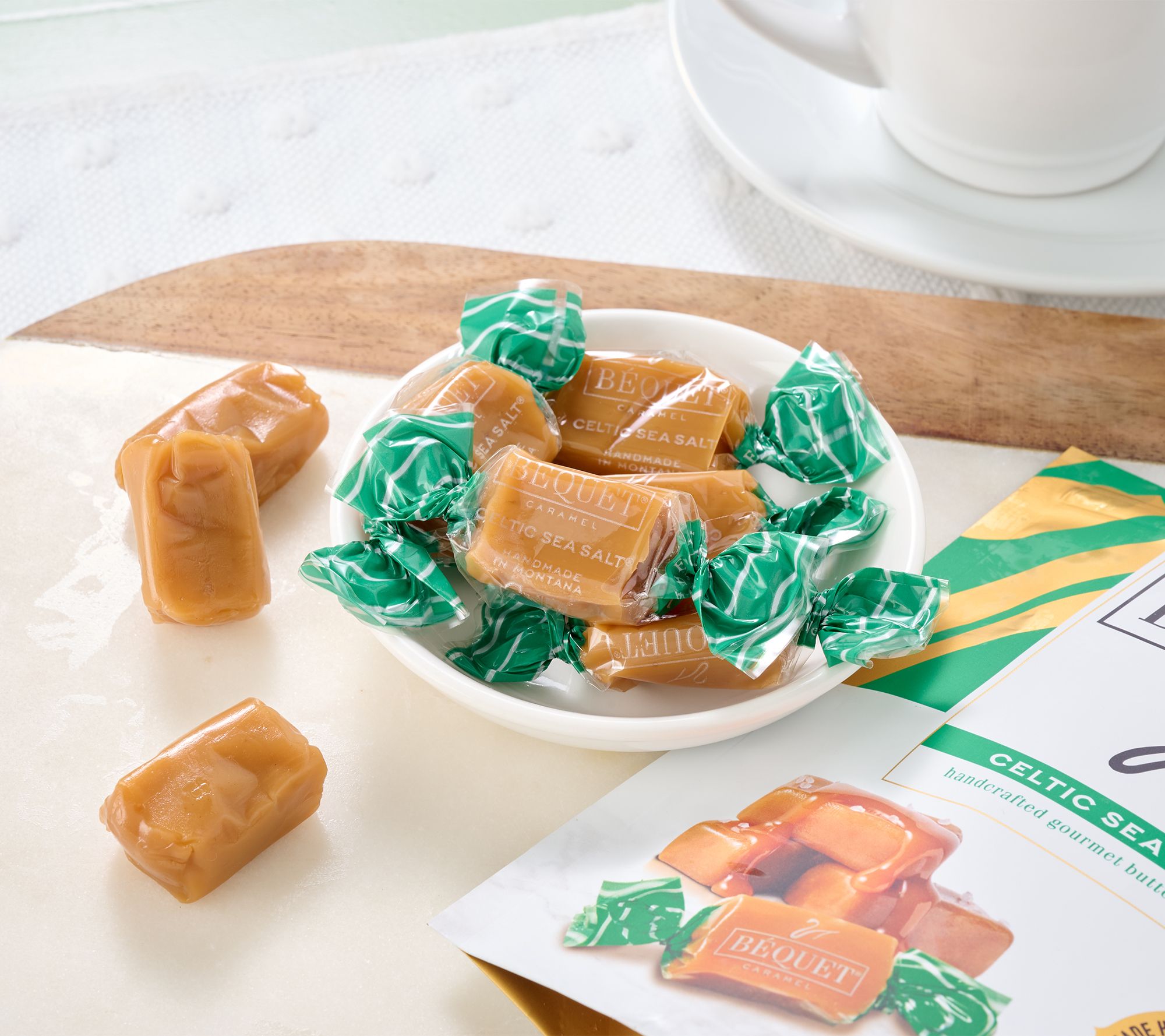 Bequet Caramels (3) 3.6oz Bags of Caramels in Choice of Flavor
