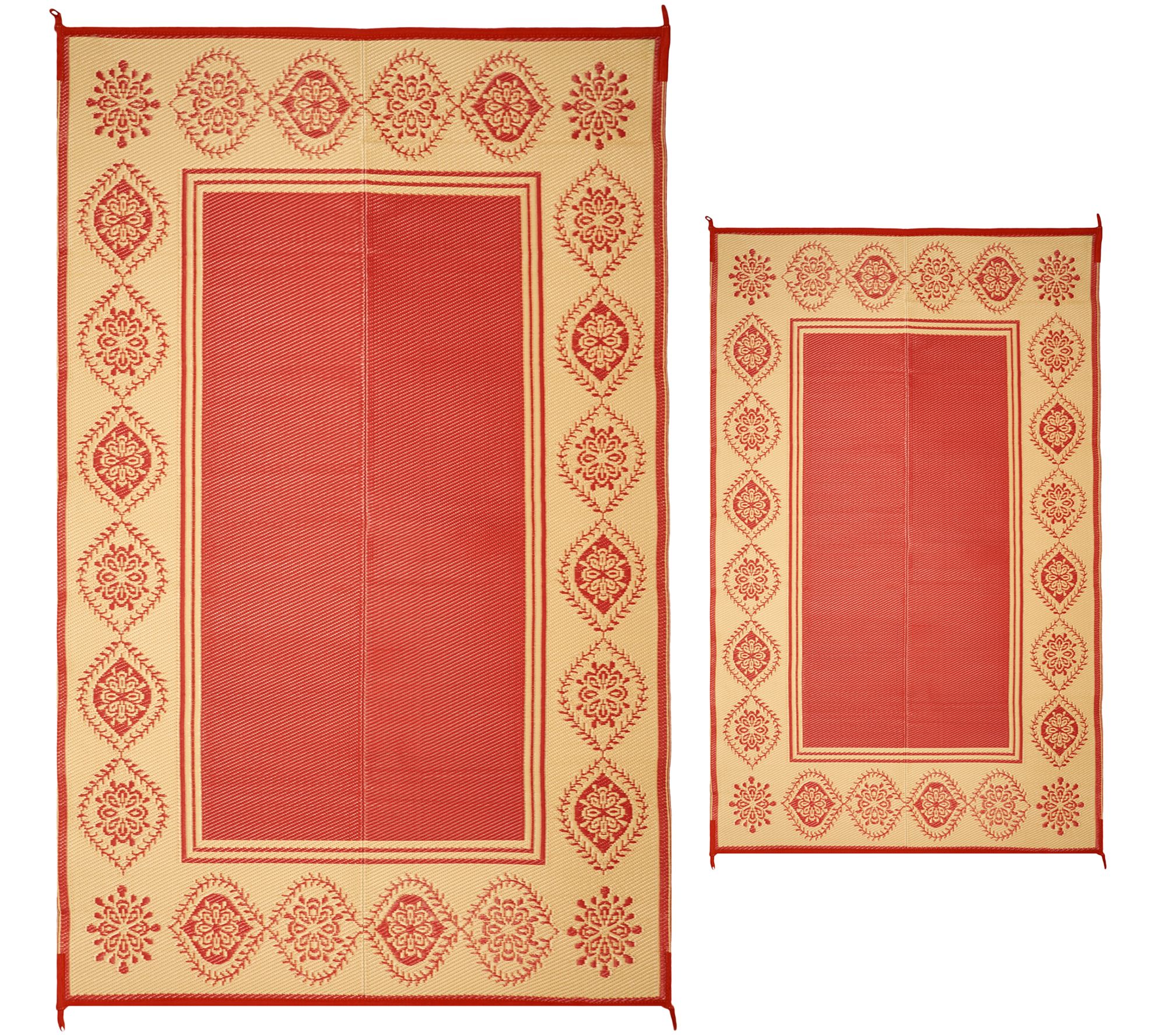 Medallion Border Outdoor Mat by PatioMats