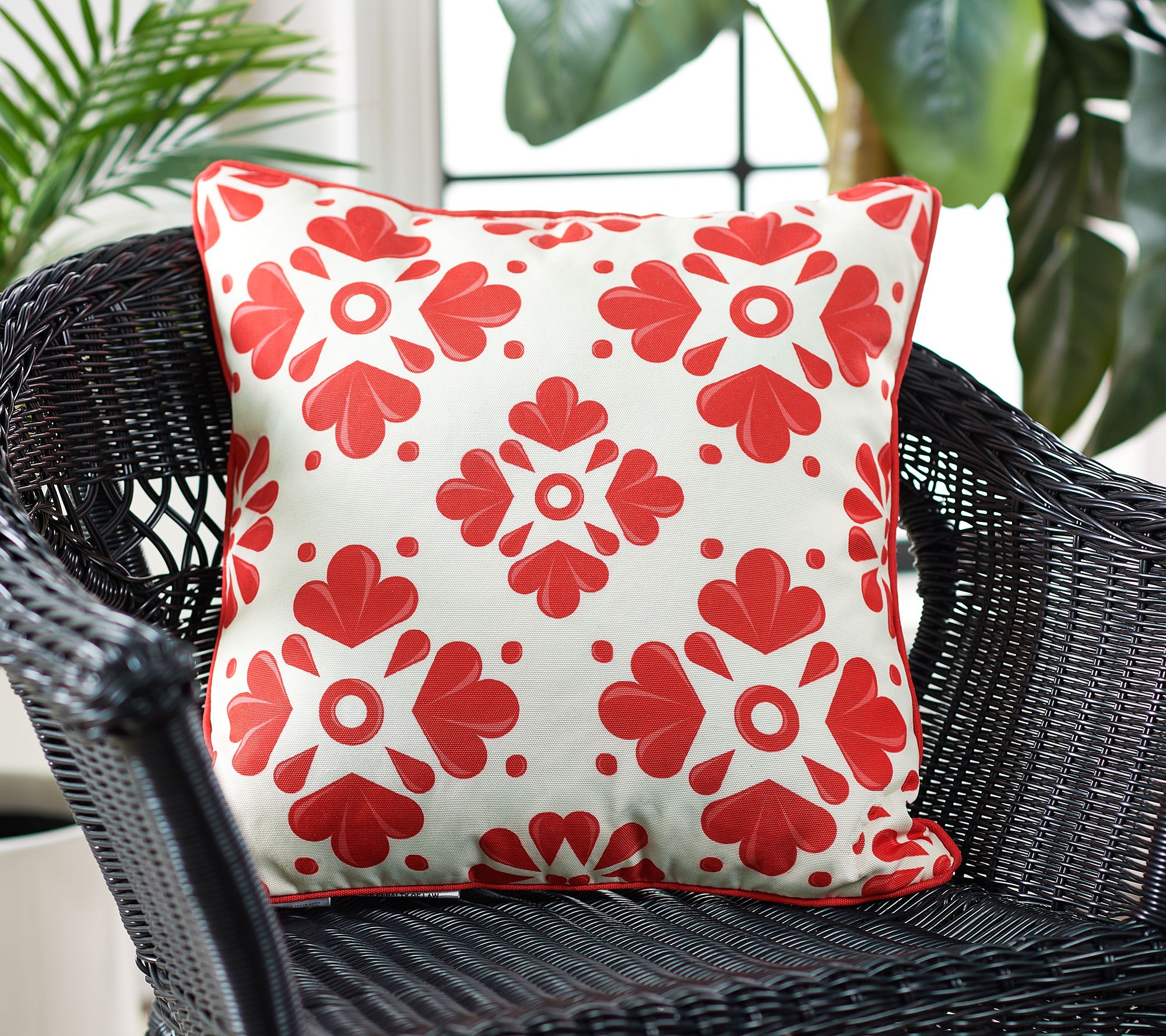 Marigold Talavera 18"x18" Printed In/Outdoor Pillow