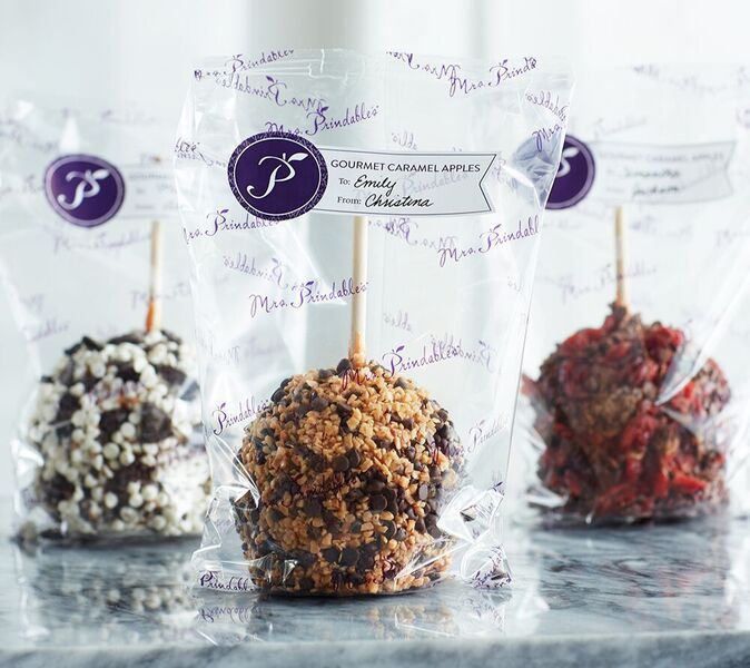 Mrs. Prindable's 6 Large Chocolate Lovers Caramel Apples
