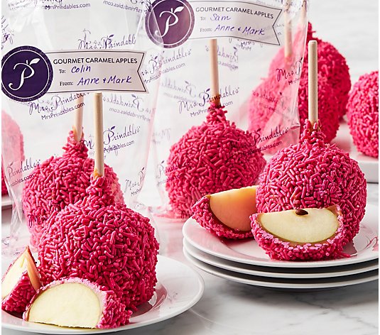 Mrs. Prindable's 10 Individual Size Pink Sprinkle Apples