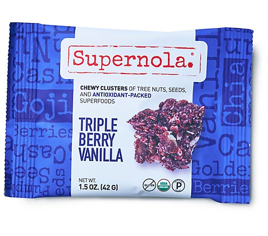 Supernola (12) 1.5-oz Triple Berry Vanilla Packs
