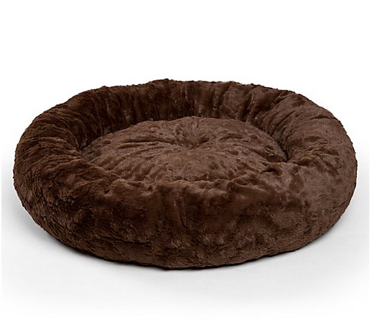Best Friends by Sheri - Donut Lux Fur Cuddler Dog Bed, 23x23"