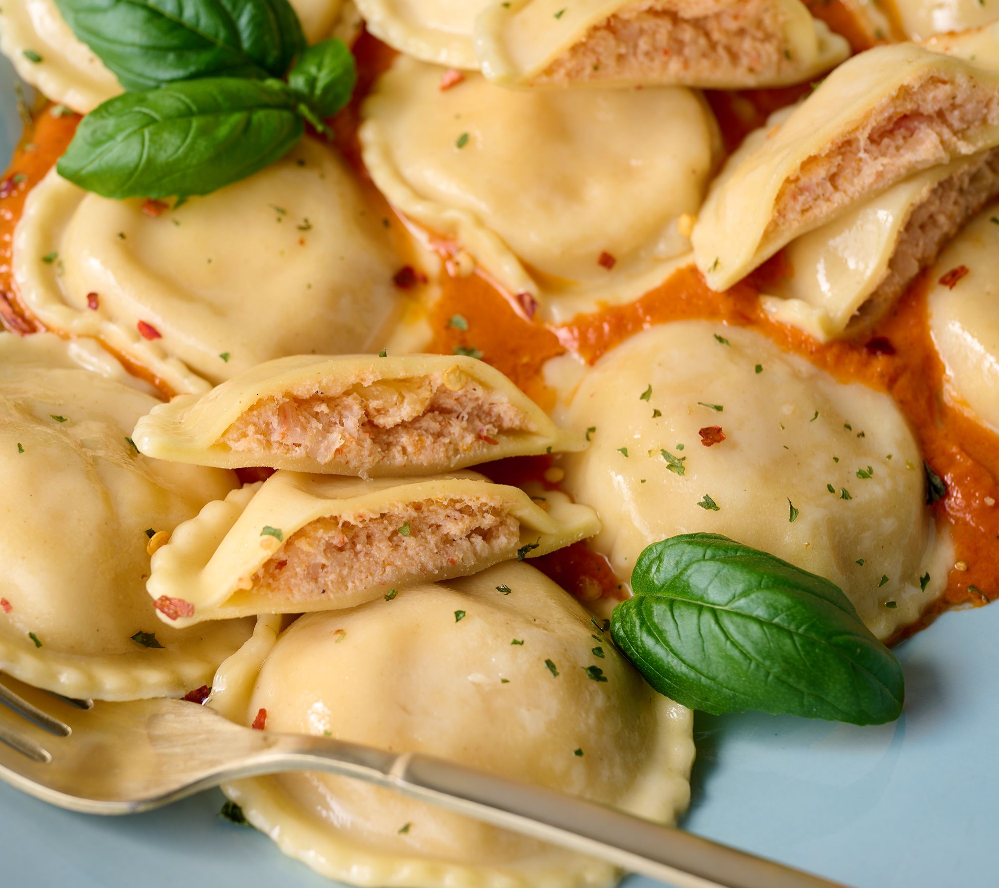 NY Ravioli & Pasta Co. 24 Seafood Lobster Ravioli & Vodka Sauce