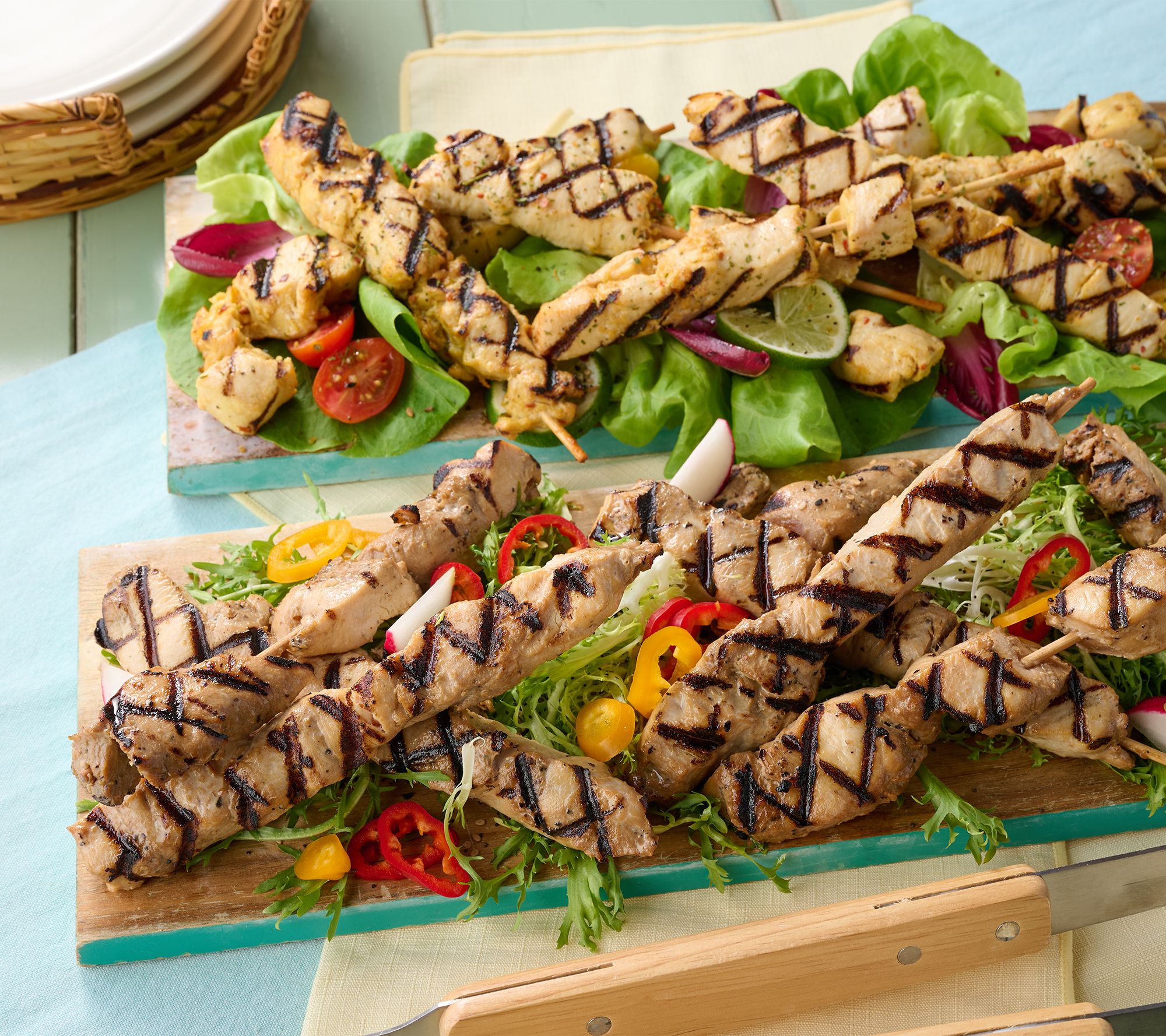 Rastelli's (24) Chili Lime or Teriyaki Chicken Skewers Auto-Delivery