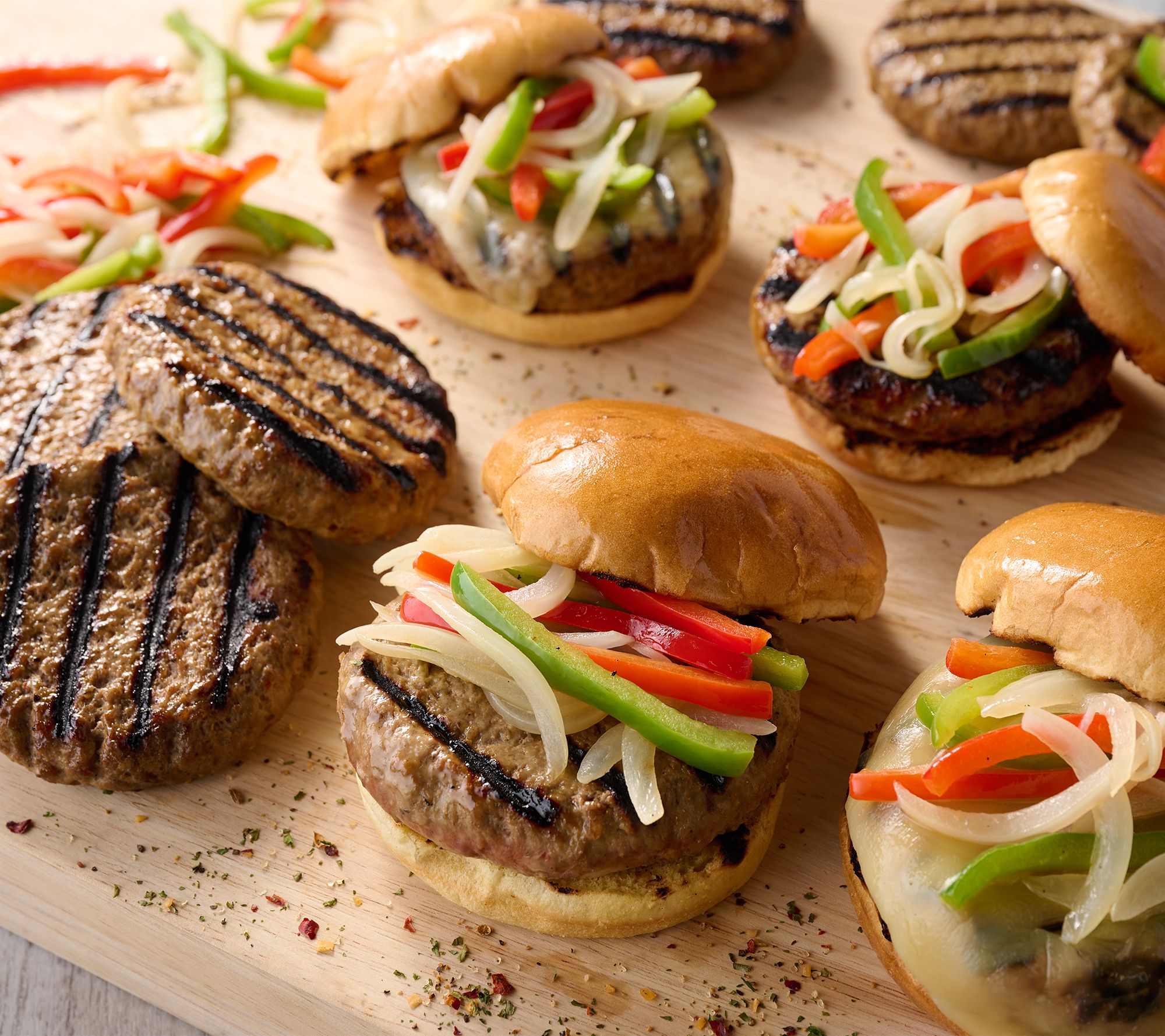 Rastelli's (20) Philly Cheesesteak Burgers Auto-Delivery