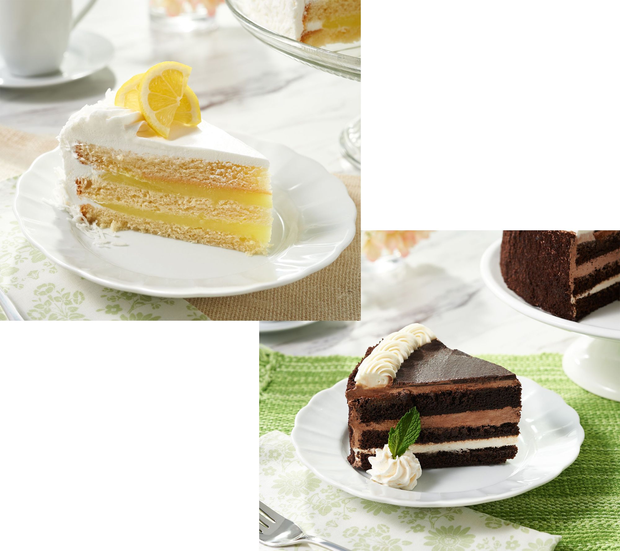 Junior's 4.5-lb Chocolate or Lemon Easter Layer Cake - QVC.com
