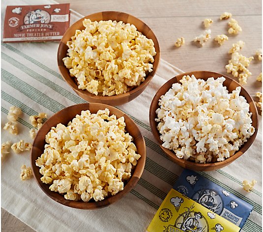 Farmer Jon's Popcorn (18) 1oz Mini Bags Virtually Hulless Popcorn