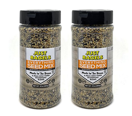 Just Bagels (2) 10oz Everything Seed Mix Bottles