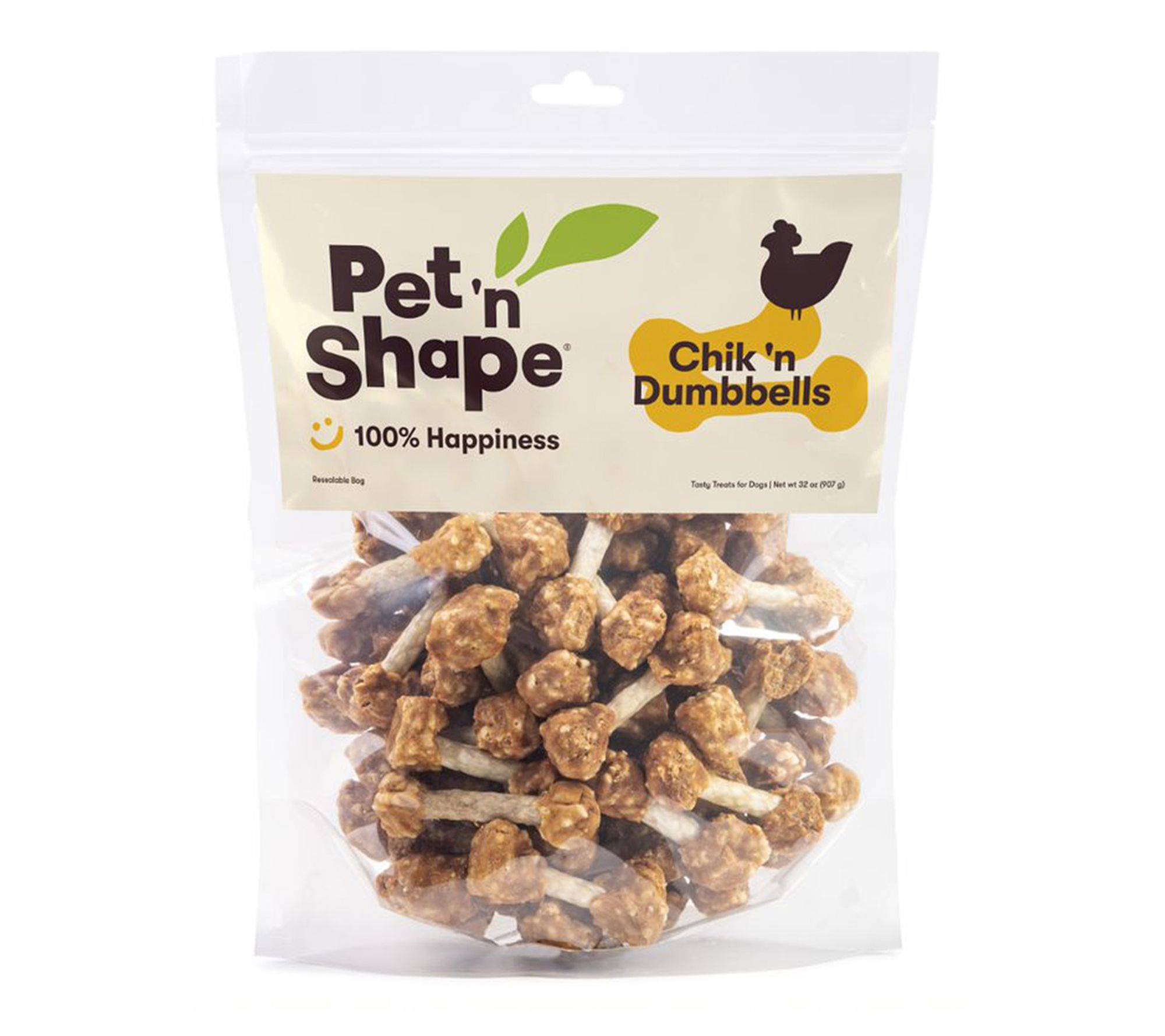 Pet 'n Shape Chik 'n Dumbbells Dog Treats, 32 o