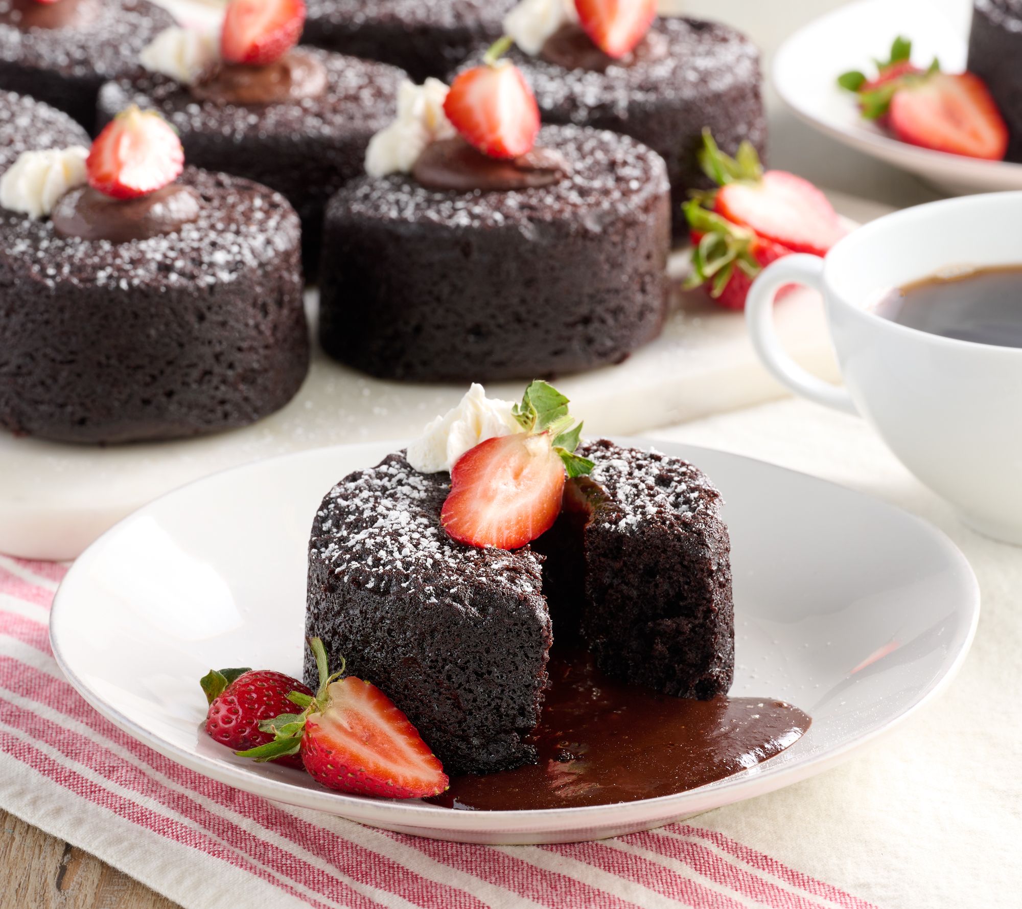 Fabio Viviani (12) 6oz Tortino Lava Chocolate Cakes - QVC.com