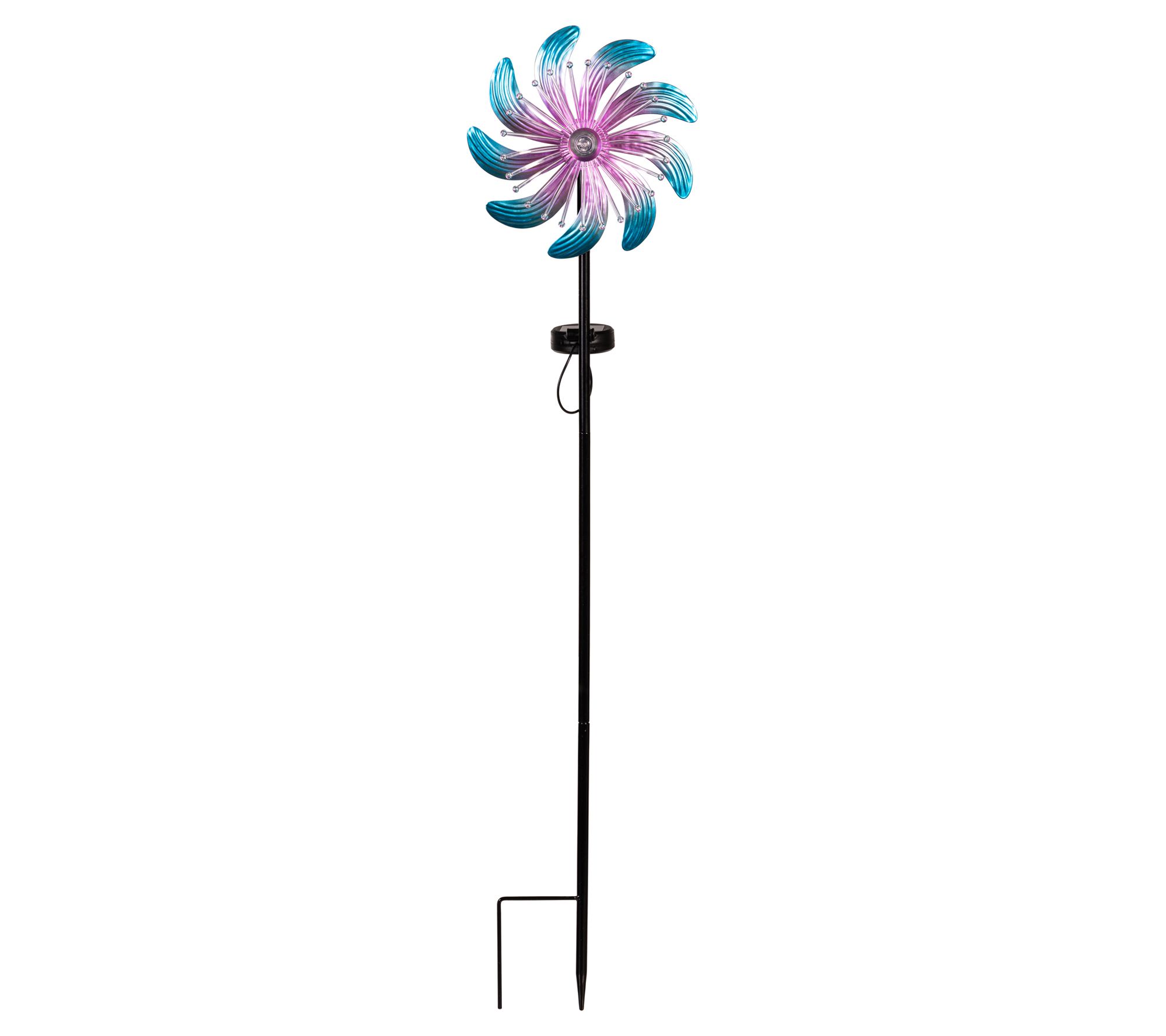 Plow & Hearth Solar Wind Spinner with Acrylic Burst