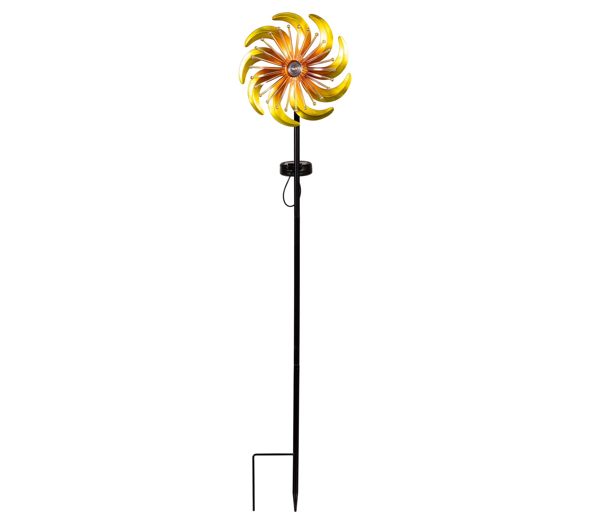 Plow & Hearth Solar Wind Spinner with Acrylic Burst