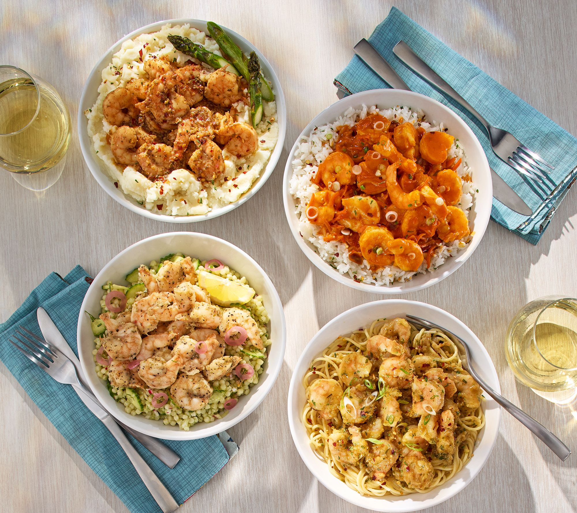 Prime Shrimp (4) Boil-in-Bag Seasoned & Saucy Shrimp Meals