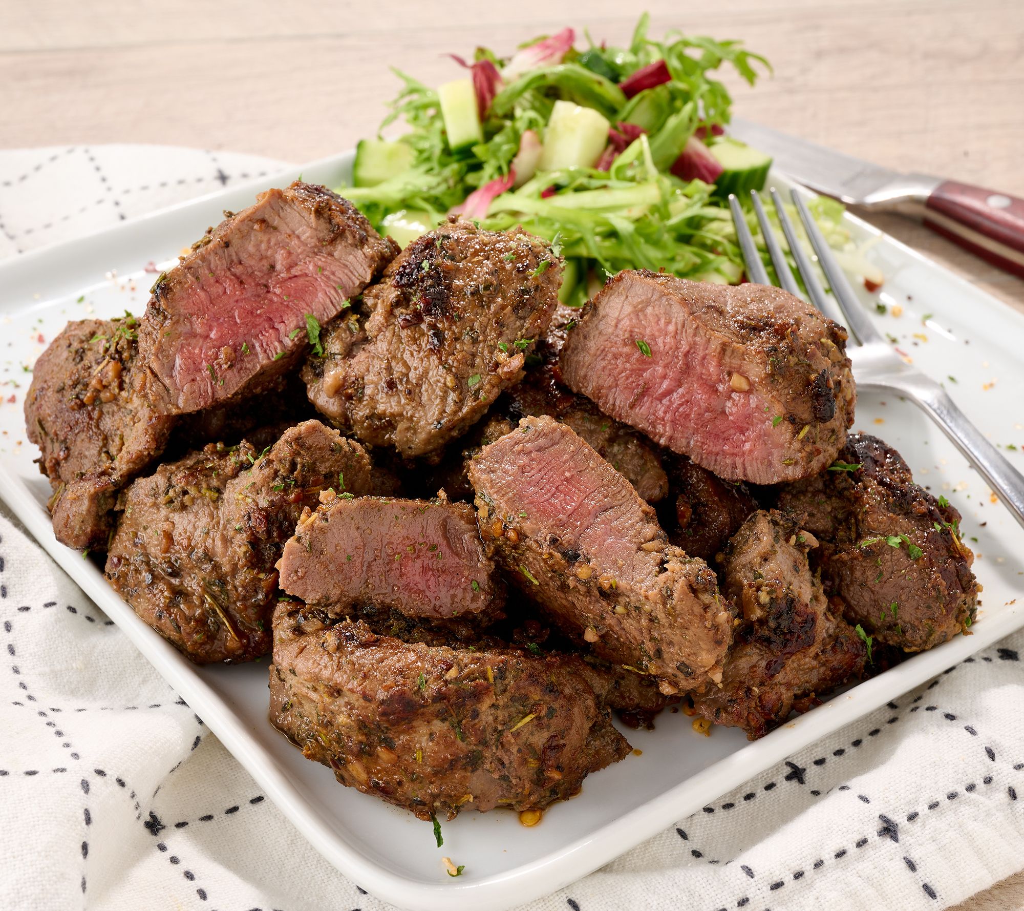  Rastelli's 3-lbs Garlic Herb Filet Mignon Bites