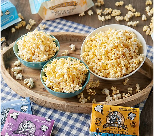 Farmer Jon's (20) 3.5-oz Bags Homestyle Popcorn Popcorn