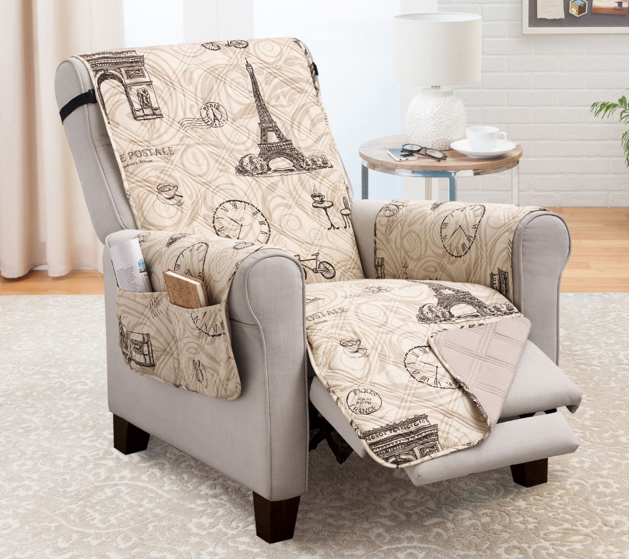 Reversible recliner best sale chair covers