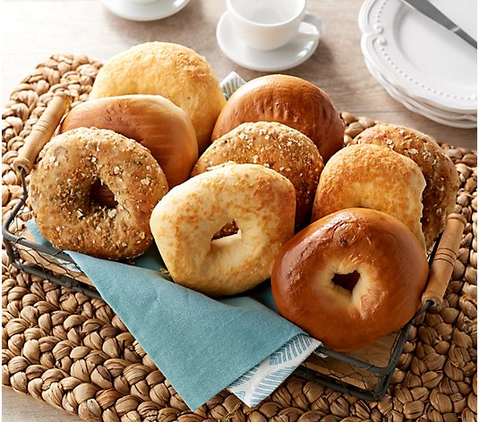 Just Bagels (24) 4-oz NYC Bagels in Choice of Flavors