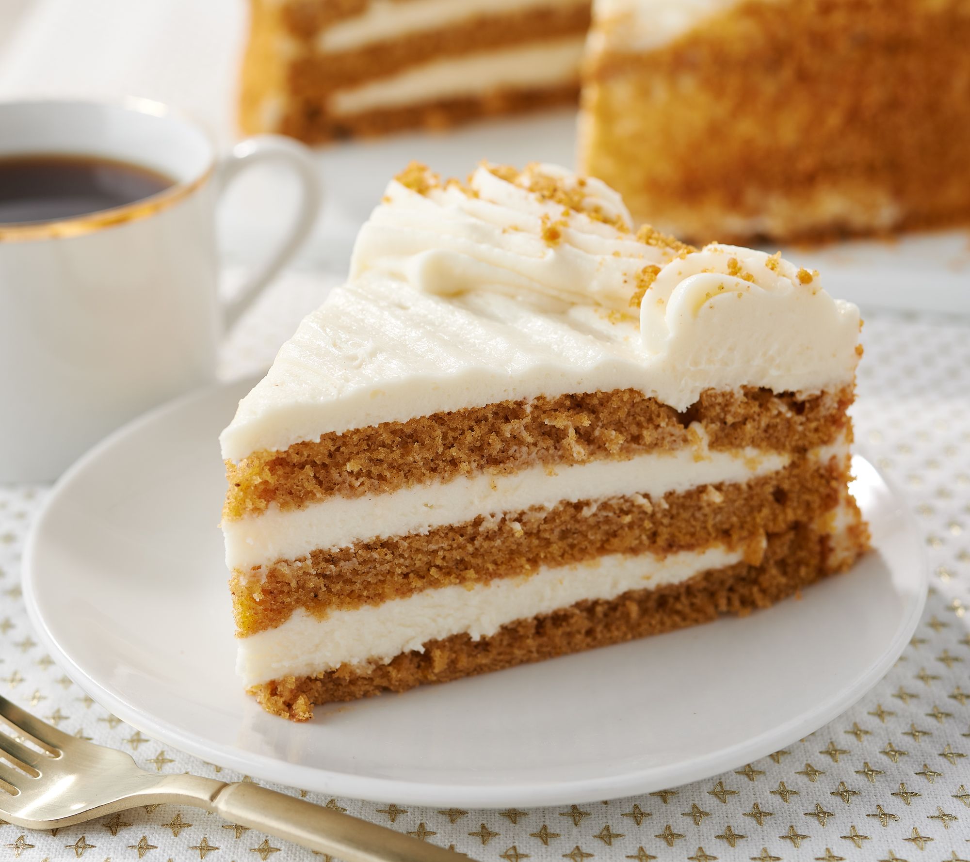 Junior's Thanksgiving 4.5lb Pumpkin Layer Cake - QVC.com