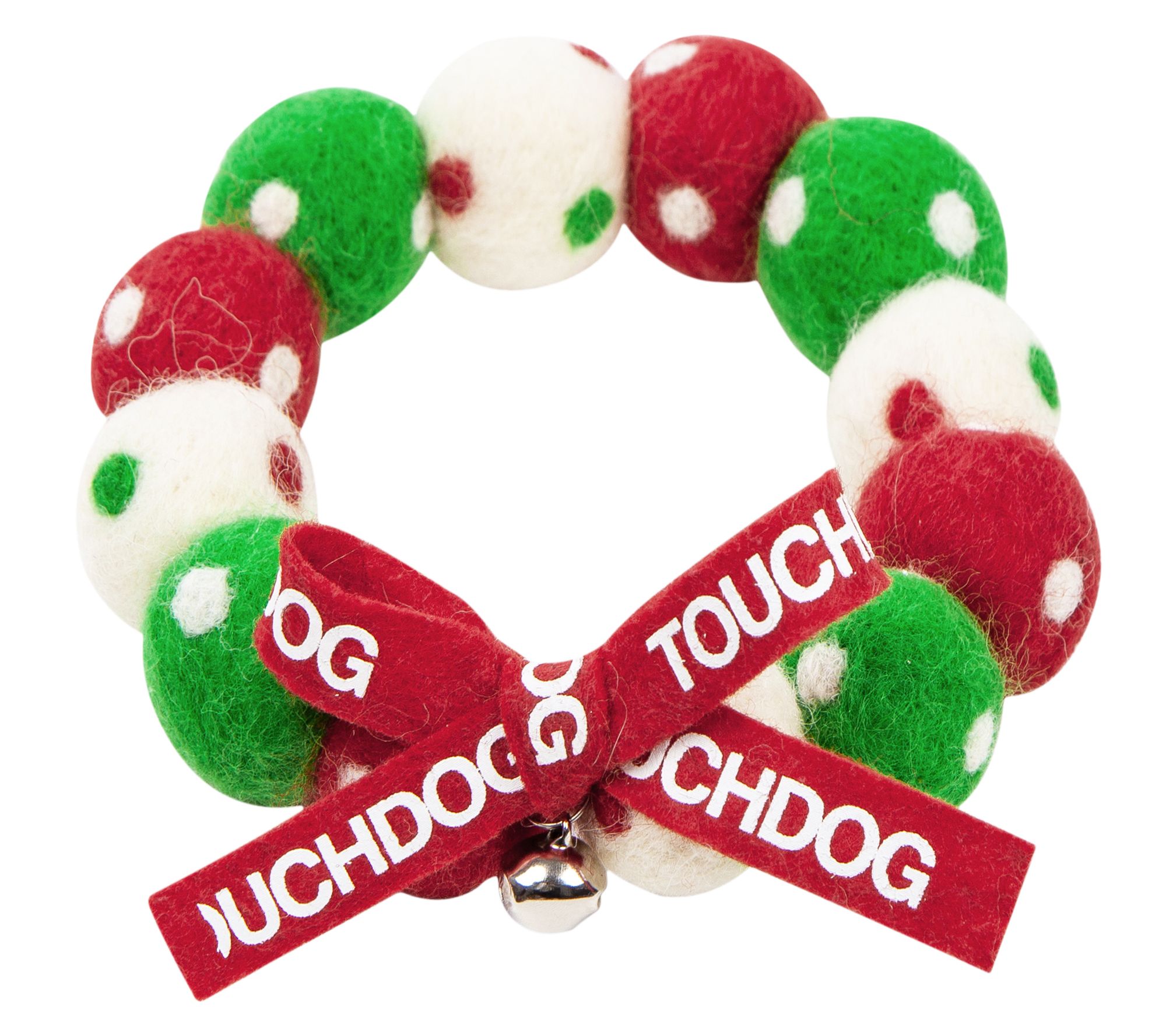 Touchcat Pom-Pom Cat Neck Collar w/ Chime Bell
