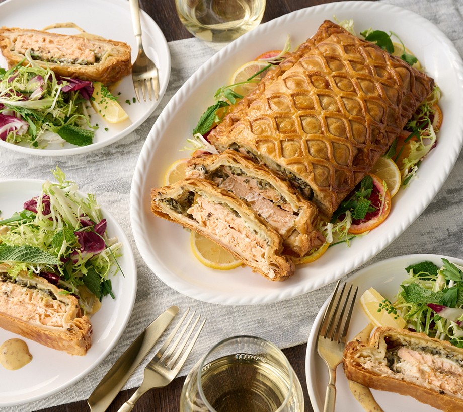 SH12/9 Egg Harbor (2)2 lb Salmon Wellington Roasts