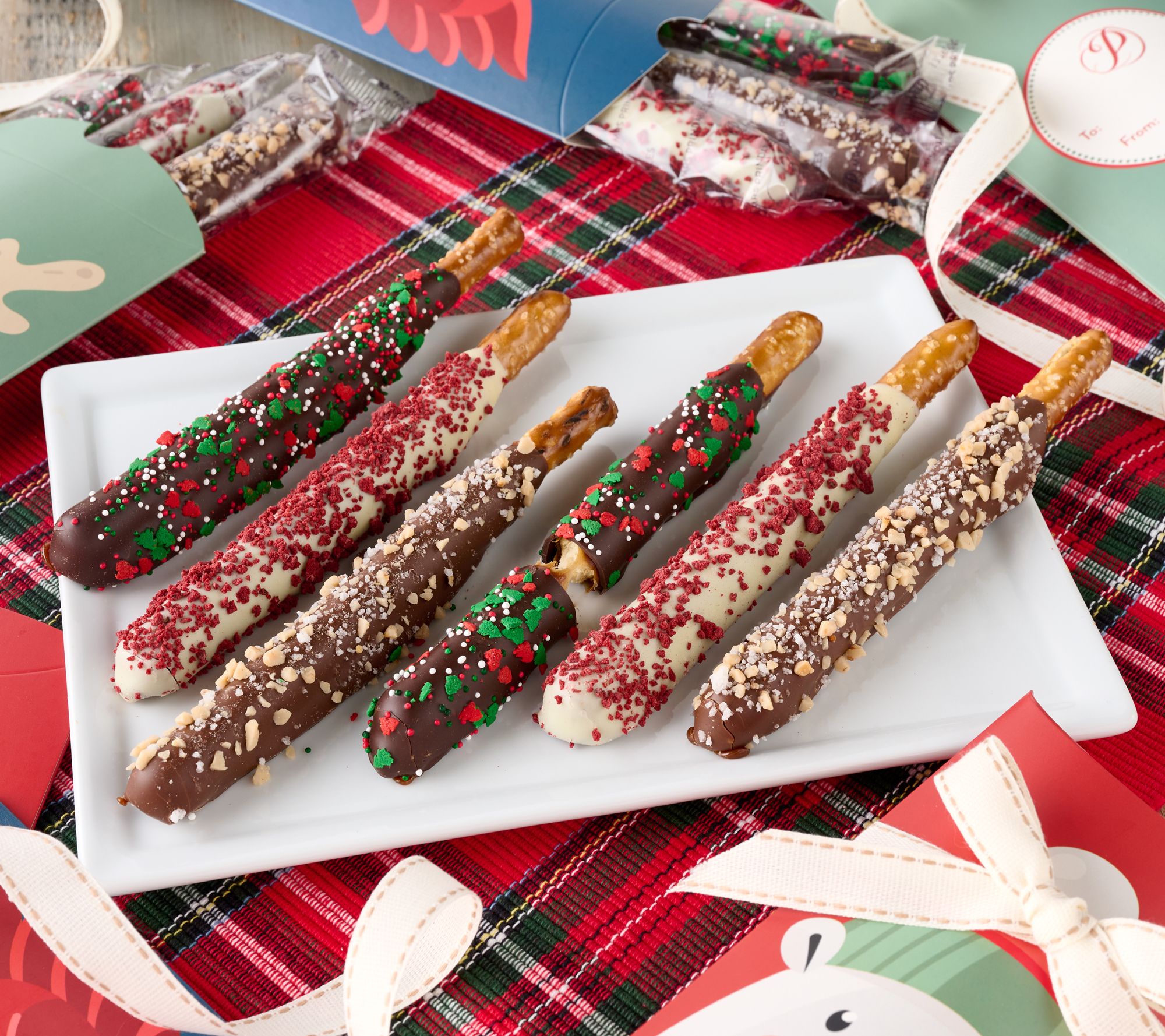 SH11/18 Mrs. Prindables 18pc Brownie Caramel Pretzel AutoDelivery