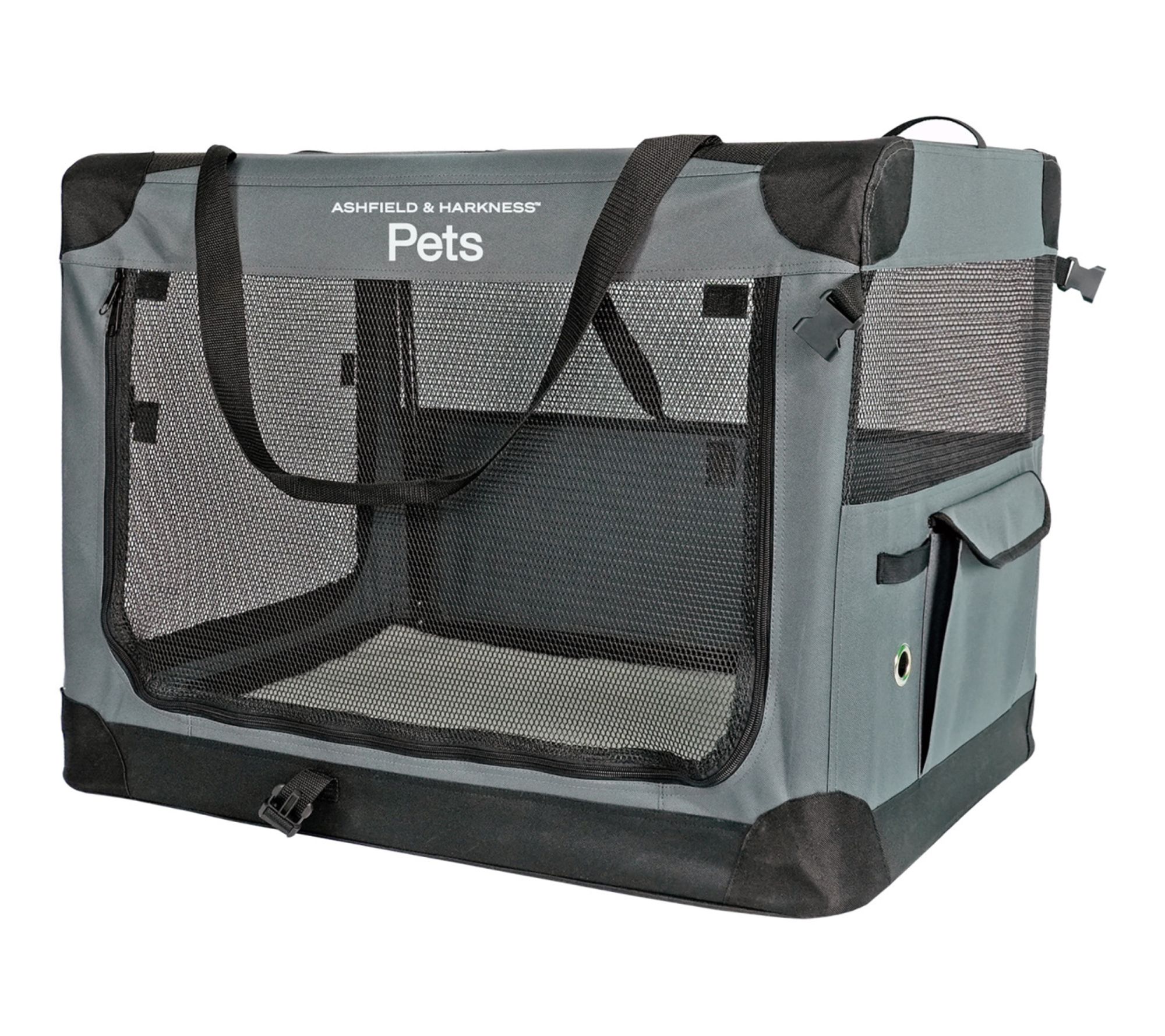 Ashfield & Harkness Collapsible 30in Soft Dog C rate