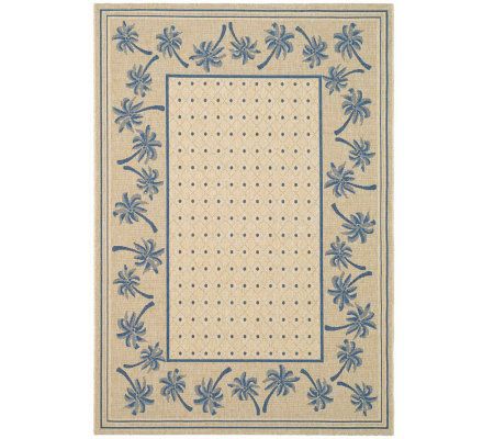 Safavieh Courtyard Palm Garden 6'7" x 9'6" Rug